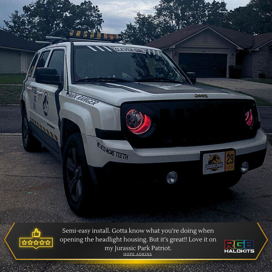 Jeep Patriot Multicolor Halo Kit (2007-2017) – Custom Multicolor LED Lighting by RGB Halo Kits