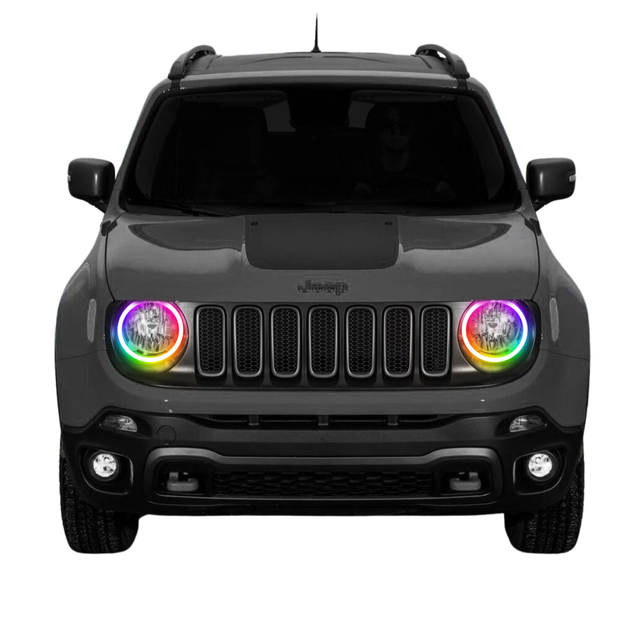 Jeep Renegade Multicolor Halo Kit (2015-2023) – Custom Multicolor LED Lighting by RGB Halo Kits