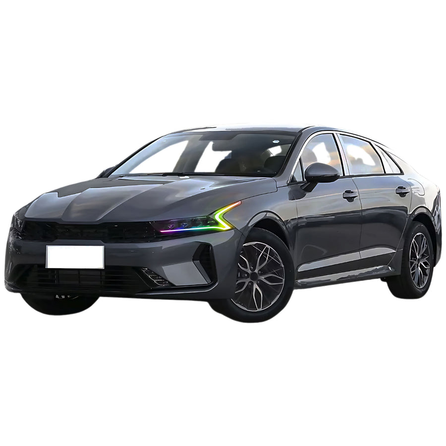 Kia K5 LX/EX: Multicolor Flow Series LED Headlights (2021-2022) – Custom Multicolor LED Lighting by RGB Halo Kits