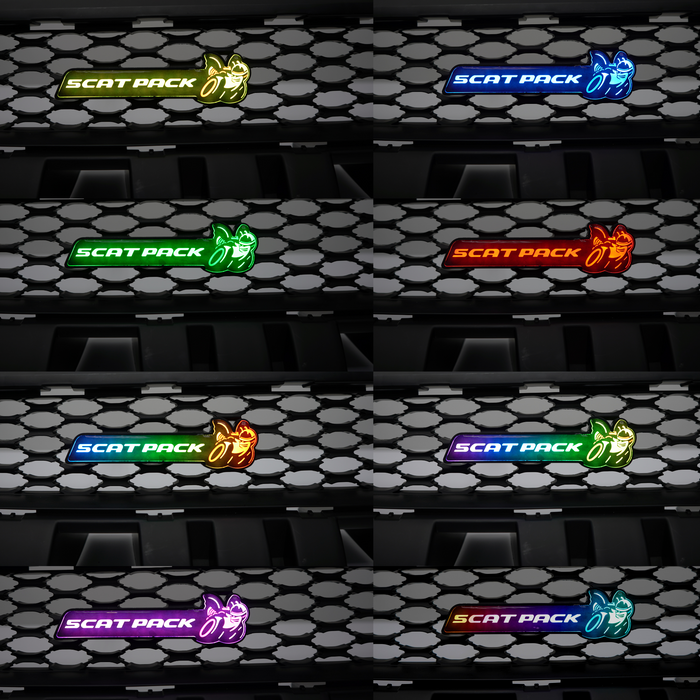 LED Badges: Multicolor Flow