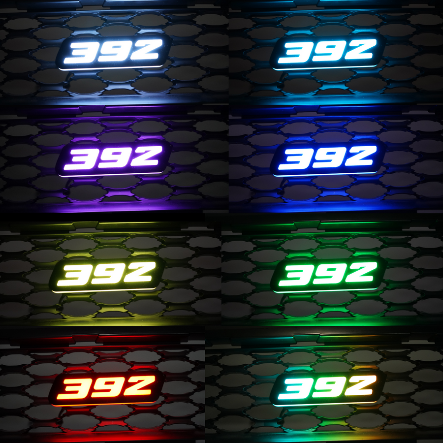 392 LED Emblem Badge: (Multicolor)