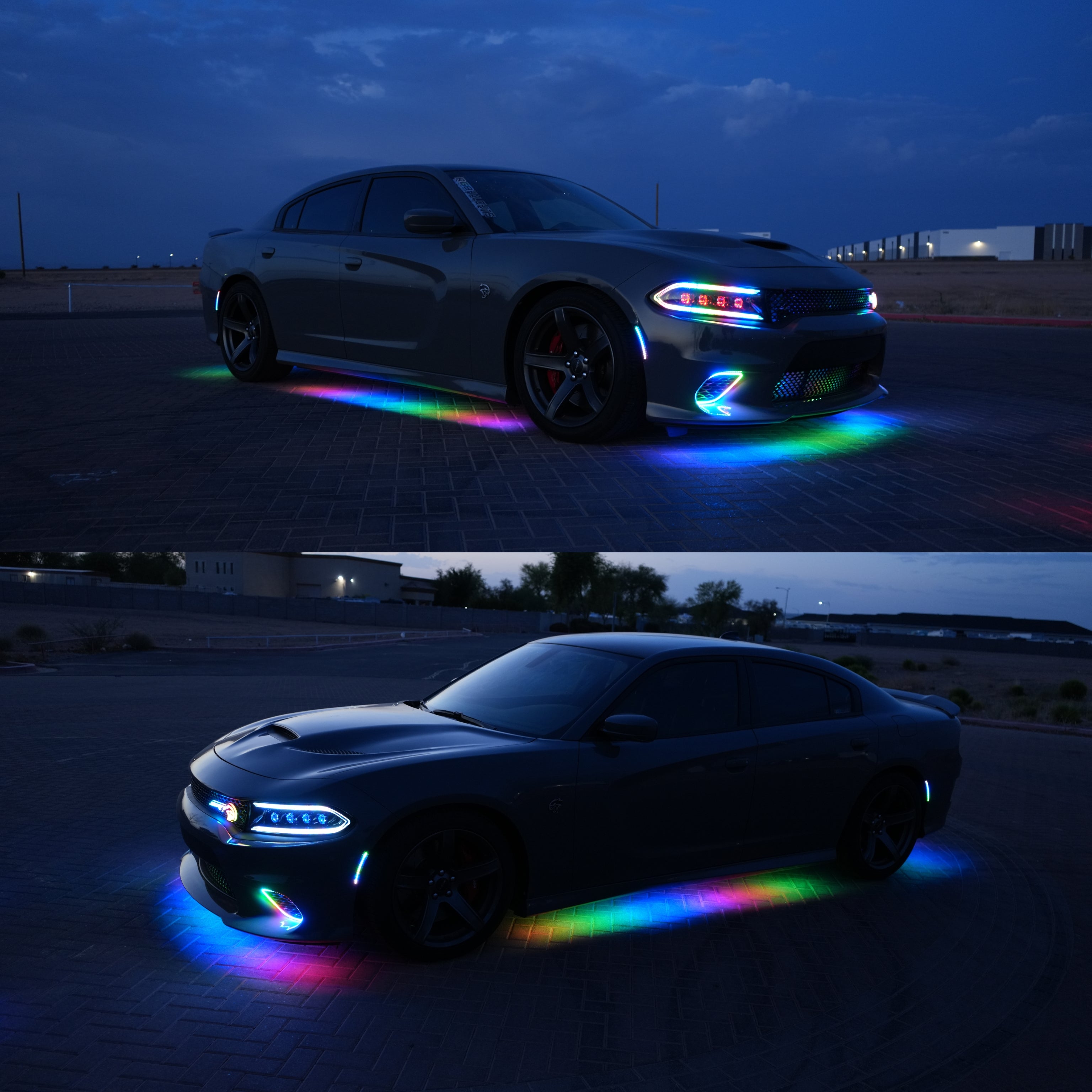 LED Underglow Lighting Kit 3.0 | 4pc Flexible – Custom Multicolor LED Lighting by RGB Halo Kits