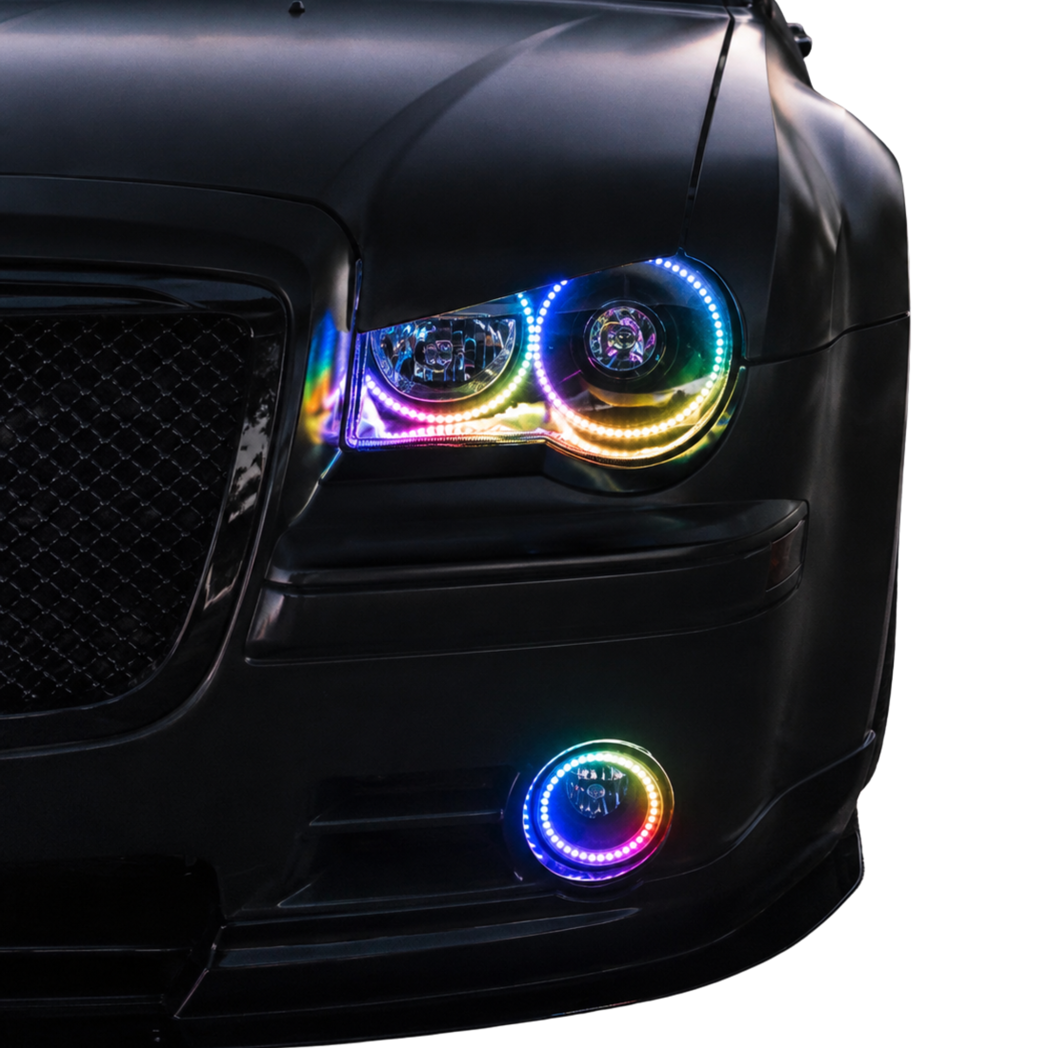Chrysler 300C/SRT Headlight Multicolor Halo Kit (2005-2010)