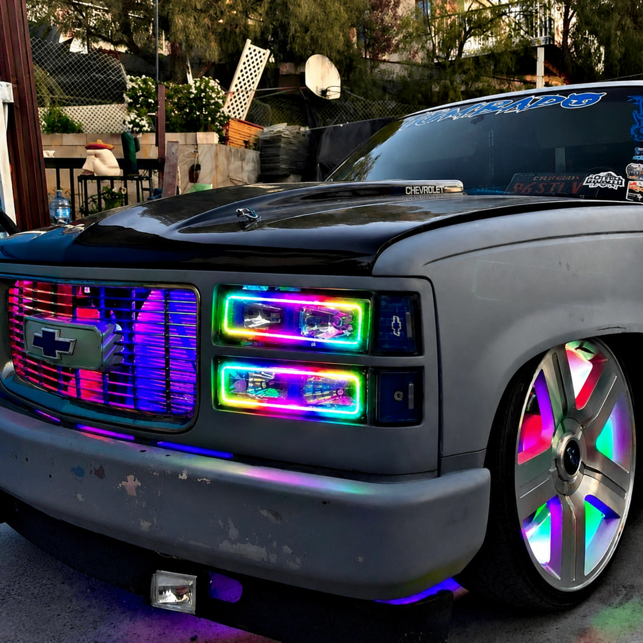 Chevrolet Silverado Flow Series Multicolor Halo Kit (1989-1999)