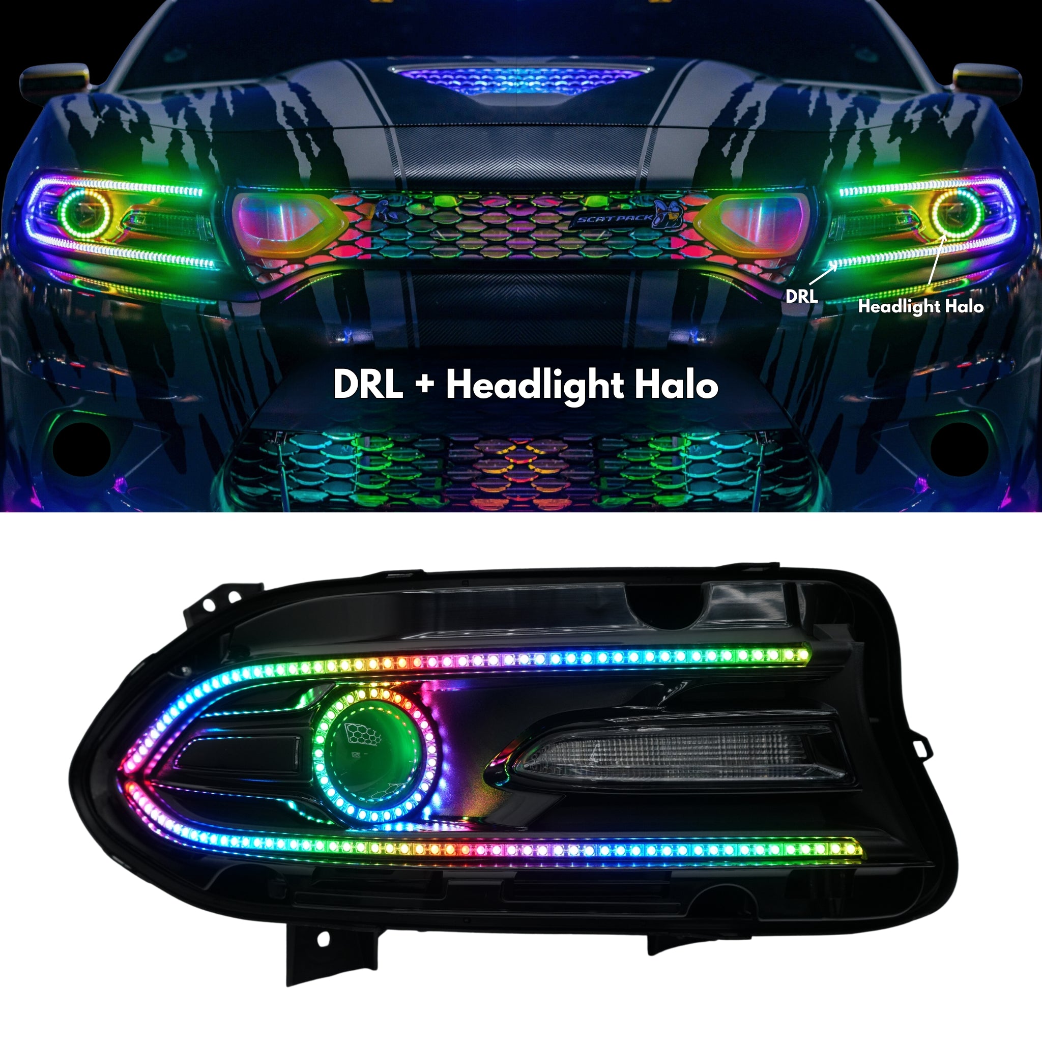 Dodge Charger Flow Series DRL Boards (2015-2023)