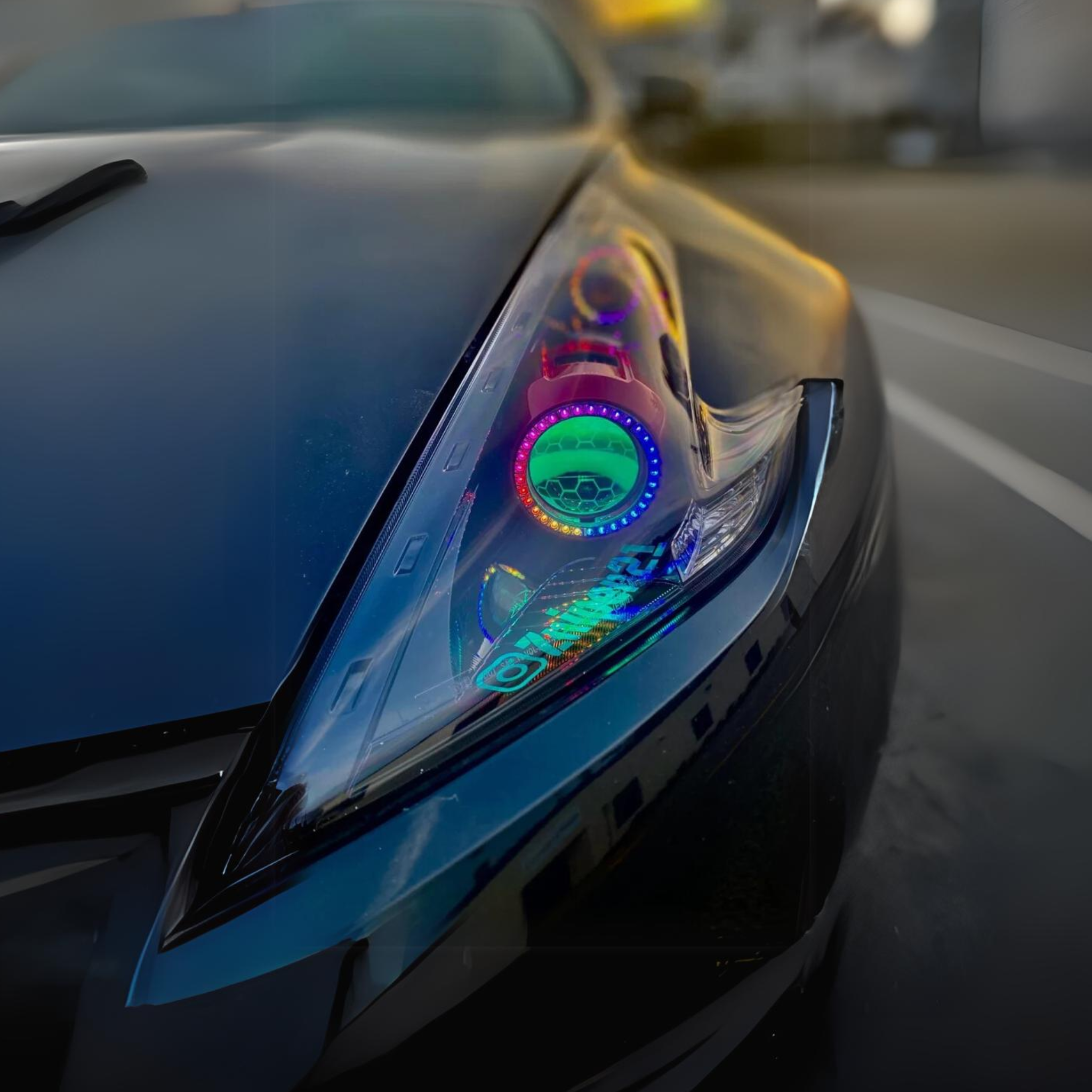 Nissan 370Z Multicolor Halo Kit (2009-2017) – Custom Multicolor LED Lighting by RGB Halo Kits