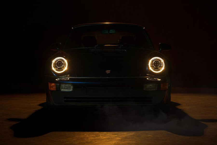 PORSCHE 911/912/964 XB LED HEADLIGHTS (1964 - 1994) – Custom Multicolor LED Lighting by RGB Halo Kits