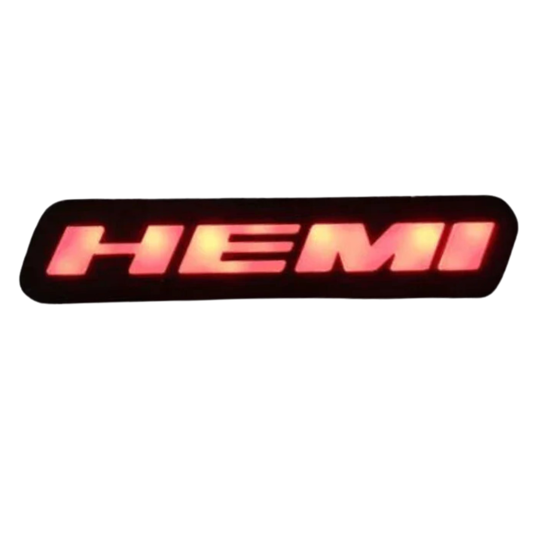 HEMI Multicolor Illuminated LED Emblem Logo - RGB Halo Kits Multicolor Flow Series Color Chasing RGBWA LED headlight kit Oracle Lighting Trendz OneUpLighting Morimoto theretrofitsource AutoLEDTech Diode Dynamics