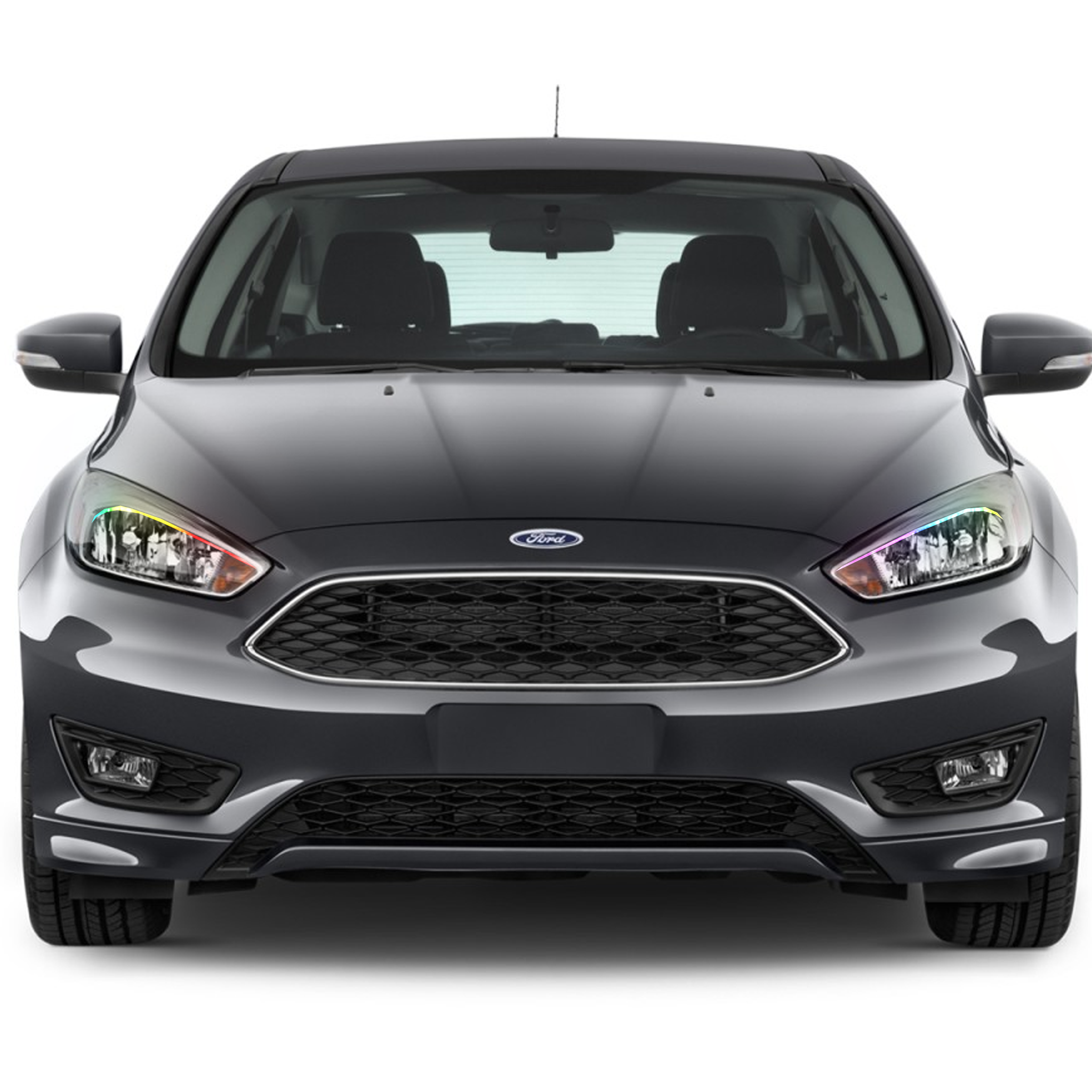2015-2017 Ford Focus RS/ST Flow Series/Color Chasing DRL Strips + Colorshift Halo