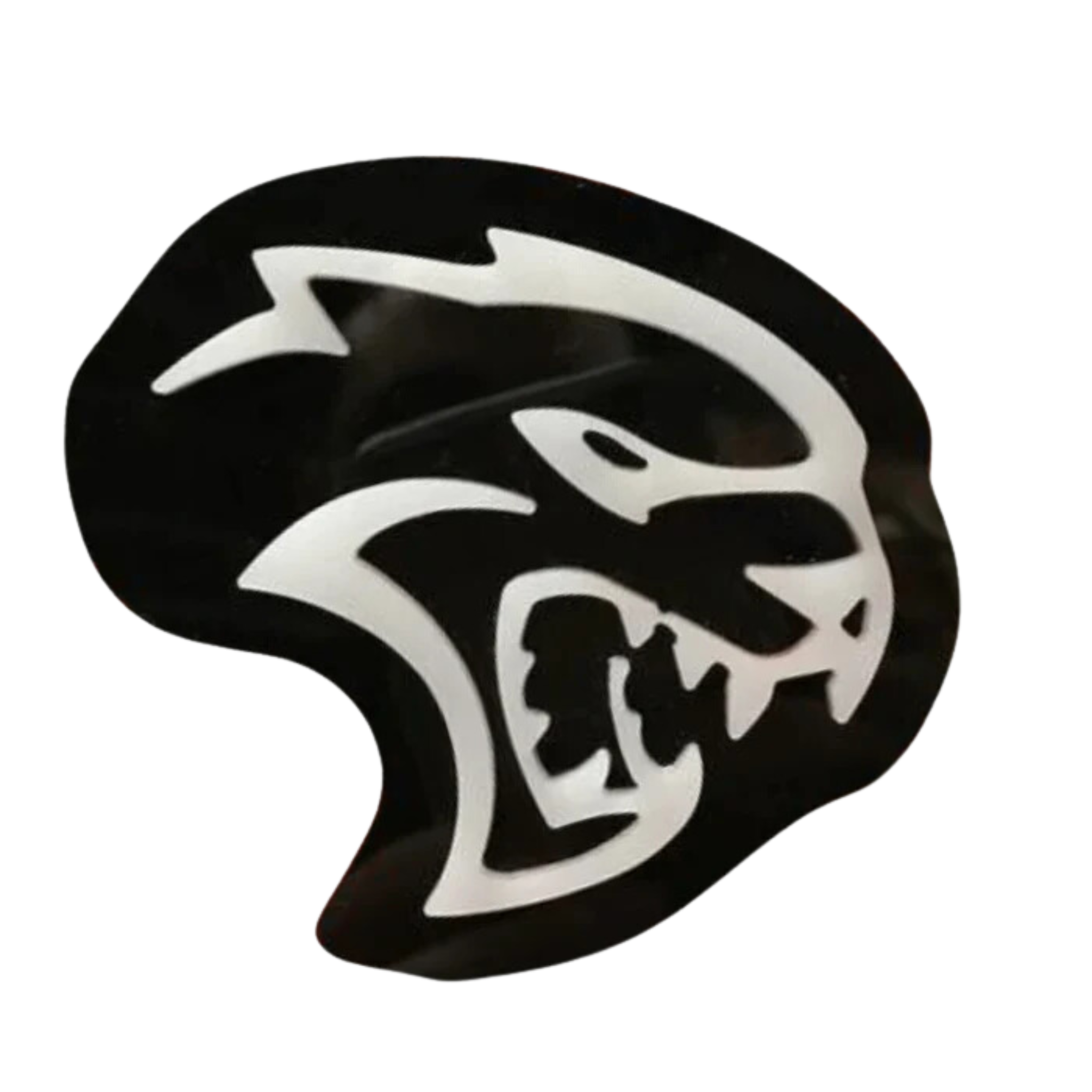 Hellcat Head RGB Illuminated LED Emblem Logo