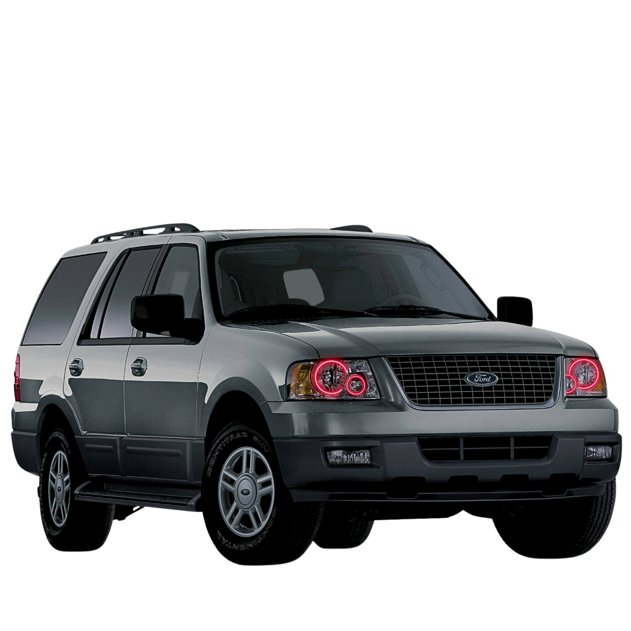 2003-2006 Ford Expedition Multicolor Halo Kit - RGB Halo Kits Multicolor Flow Series Color Chasing RGBWA LED headlight kit Colorshift Oracle Lighting Trendz OneUpLighting Morimoto theretrofitsource AutoLEDTech Diode Dynamics