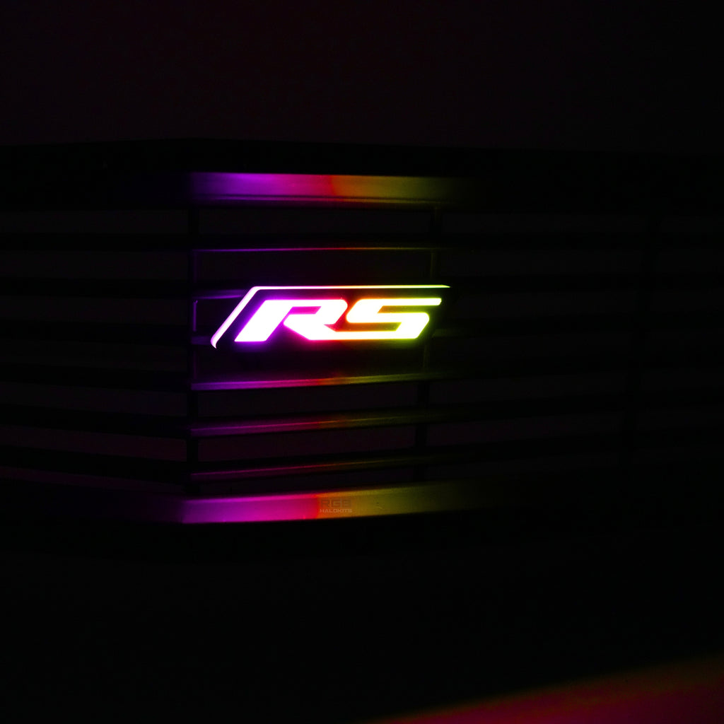 RS LED Emblem Badge: (Multicolor Flow)