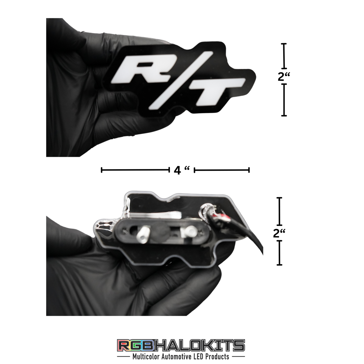 RT LED Emblem Badge: (Multicolor)