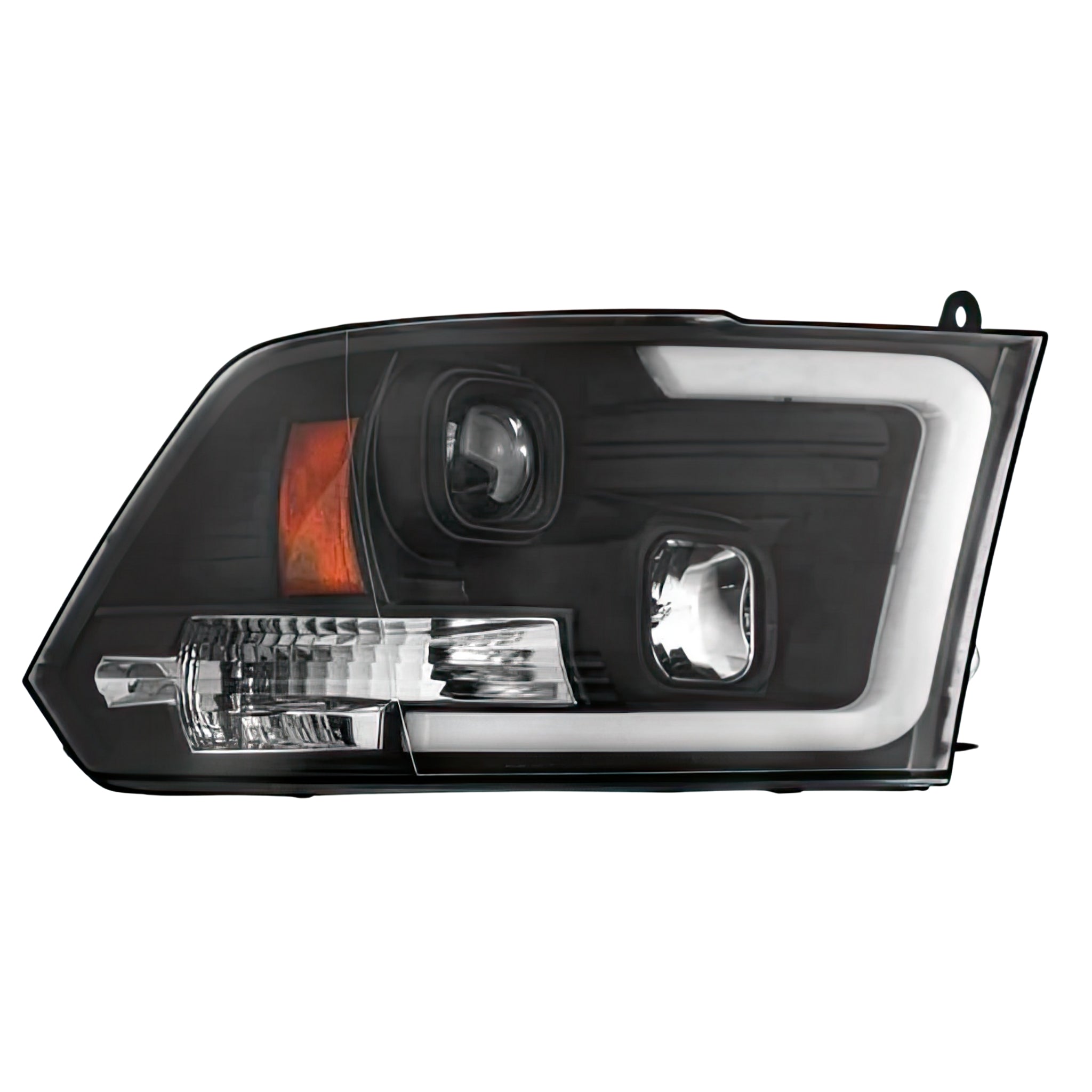 Ram 1500 (2009-2018) / Ram 2500/3500 (2010-2019): Multicolor Flow Series Headlights | Spyder – Custom Multicolor LED Lighting by RGB Halo Kits