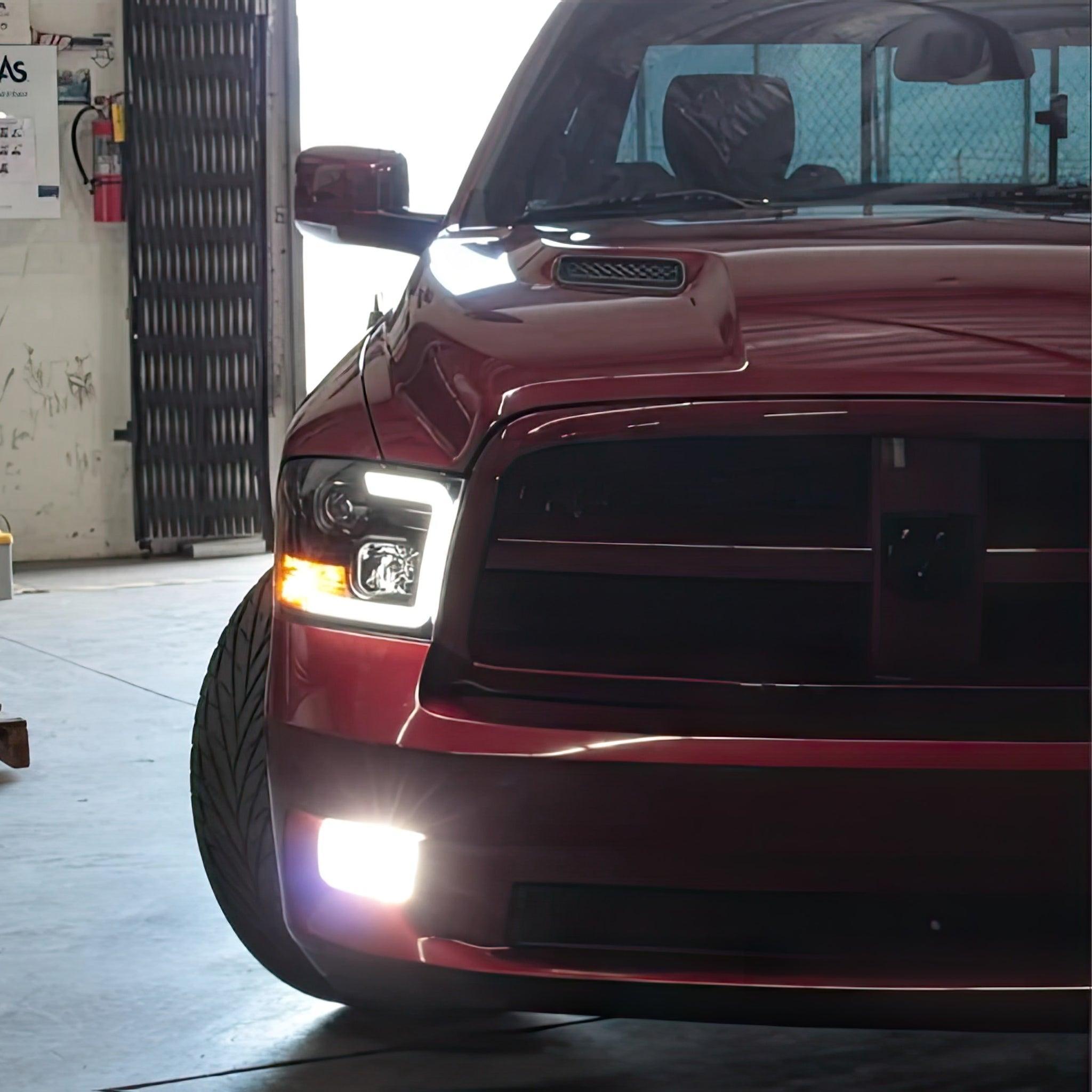 Ram 1500 (2009-2018) / Ram 2500/3500 (2010-2019): Multicolor Flow Series Headlights | Spyder – Custom Multicolor LED Lighting by RGB Halo Kits