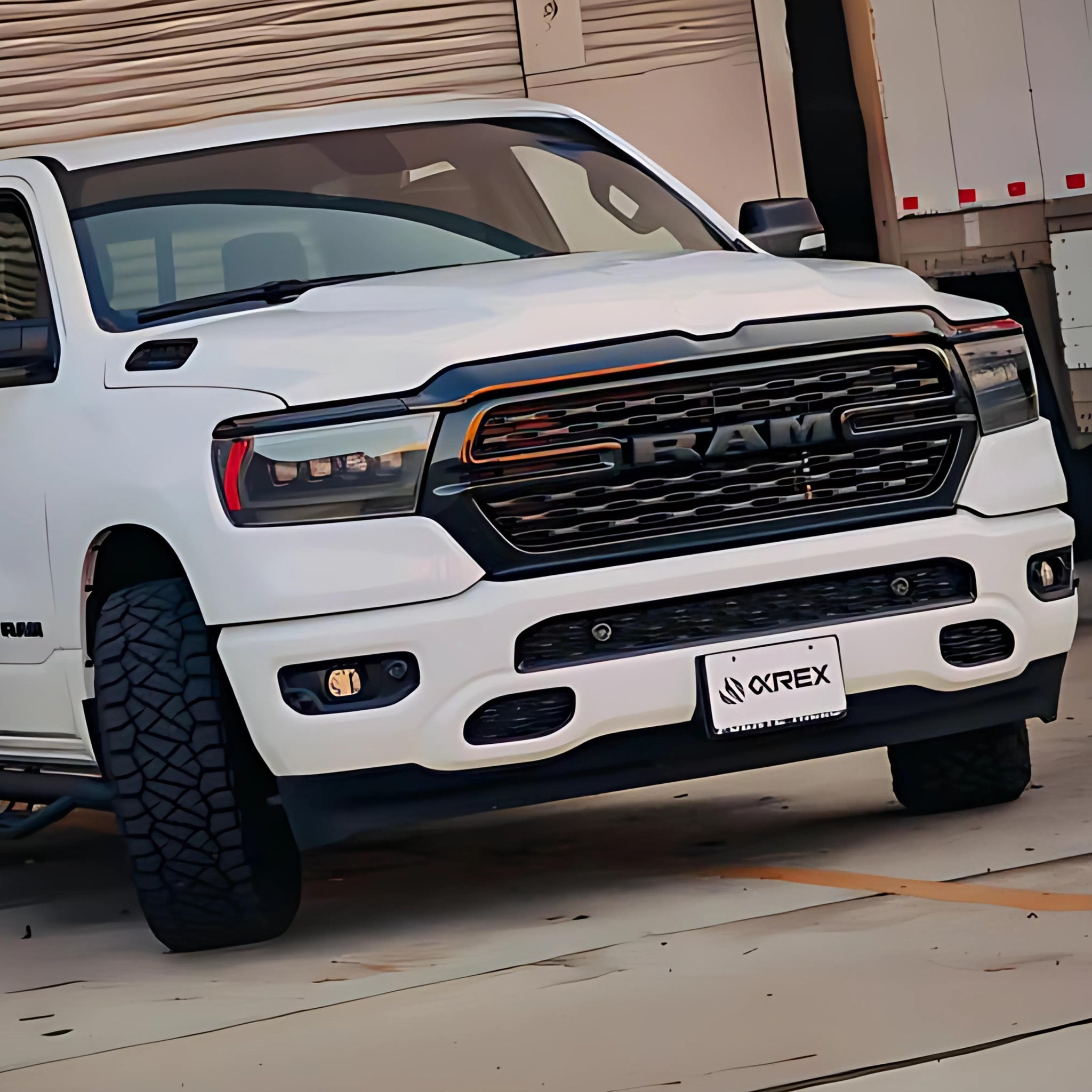 Ram 1500 (MK II 2500 Style) Headlights (2019-2024) | Alpharex – Custom Multicolor LED Lighting by RGB Halo Kits