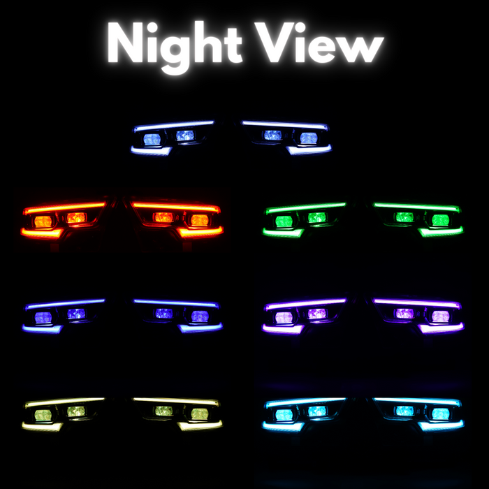 Ram 1500 / TRX RGBW DRL Boards (2019-2024) – Custom Multicolor LED Lighting by RGB Halo Kits