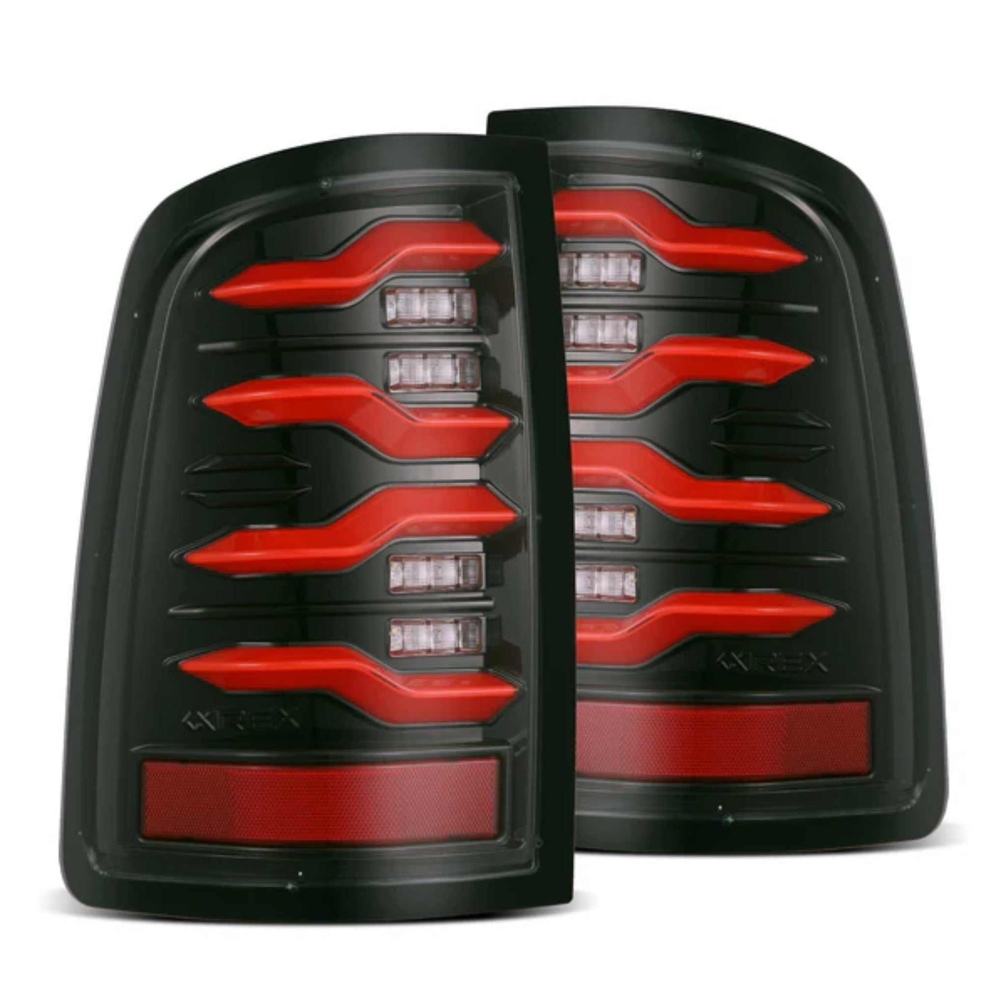Ram 2500/3500 (2019-2024) Tail Lights | Alpharex – Custom Multicolor LED Lighting by RGB Halo Kits