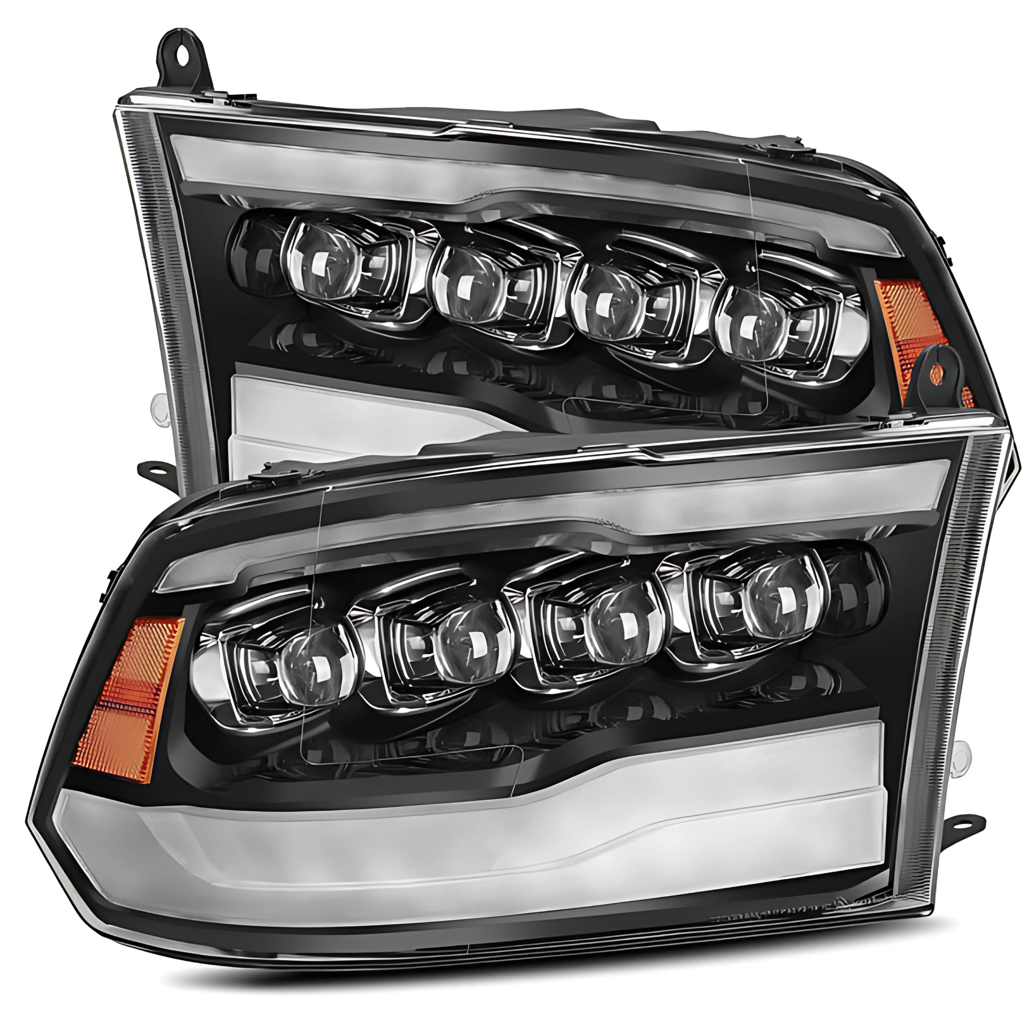 Ram Truck LED Projector Headlights (2009-2018) | Alpharex – Custom Multicolor LED Lighting by RGB Halo Kits