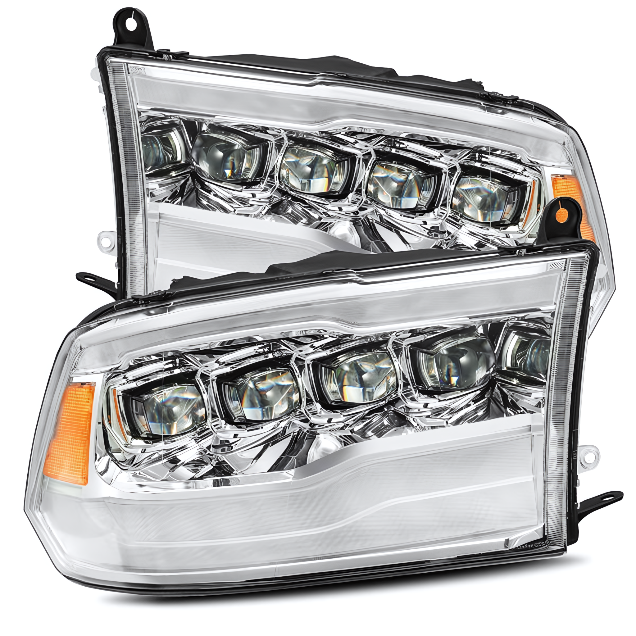 Ram Truck LED Projector Headlights (2009-2018) | Alpharex – Custom Multicolor LED Lighting by RGB Halo Kits