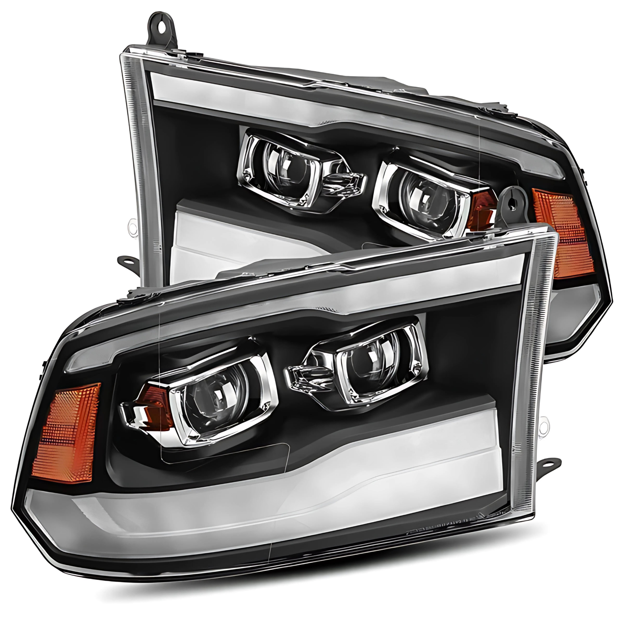 Ram Truck LED Projector Headlights (2009-2018) | Alpharex – Custom Multicolor LED Lighting by RGB Halo Kits