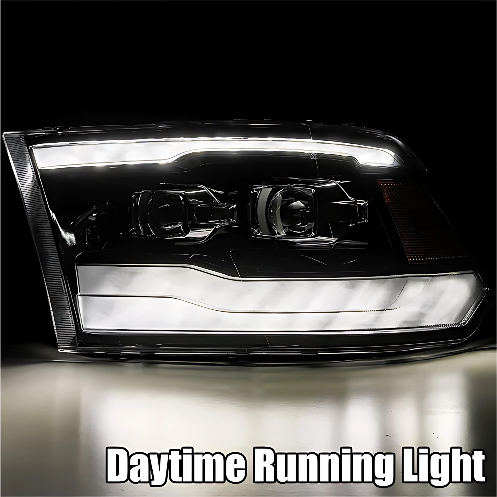 Ram Truck LED Projector Headlights (2009-2018) | Alpharex – Custom Multicolor LED Lighting by RGB Halo Kits
