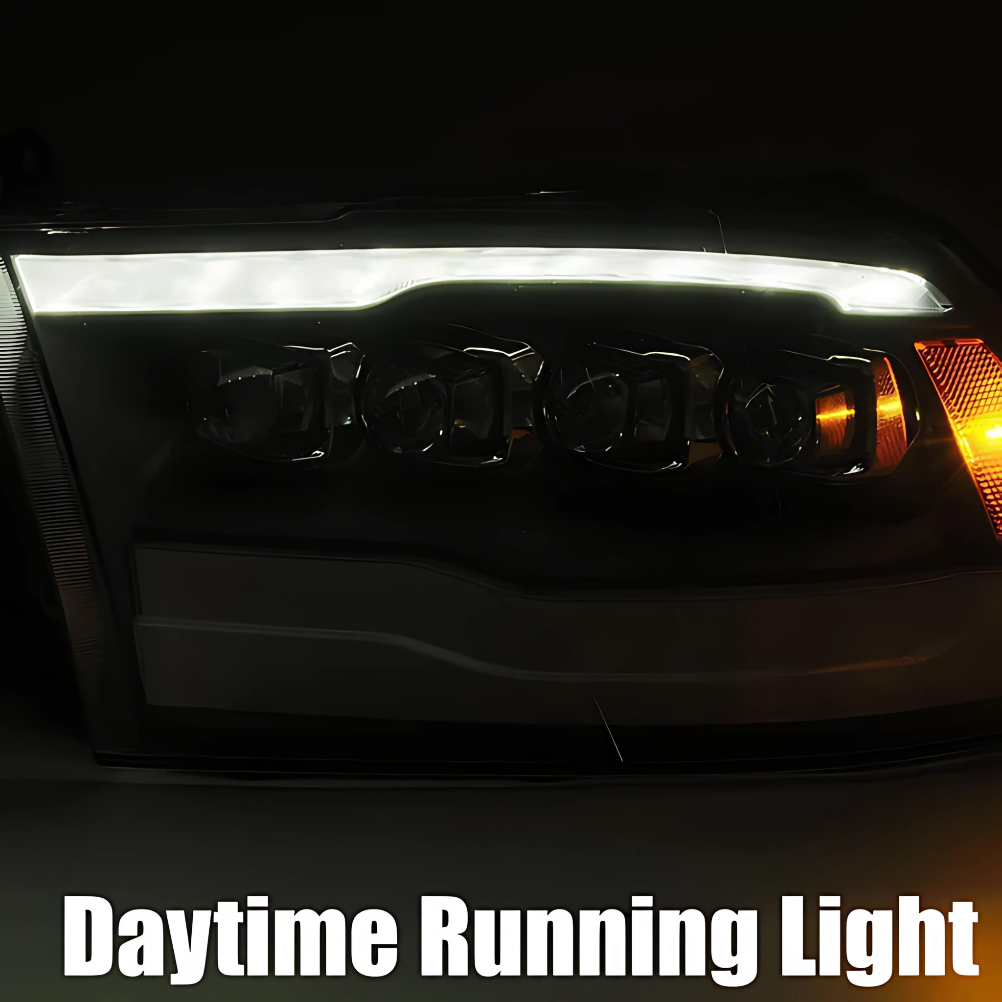 Ram Truck LED Projector Headlights (2009-2018) | Alpharex – Custom Multicolor LED Lighting by RGB Halo Kits