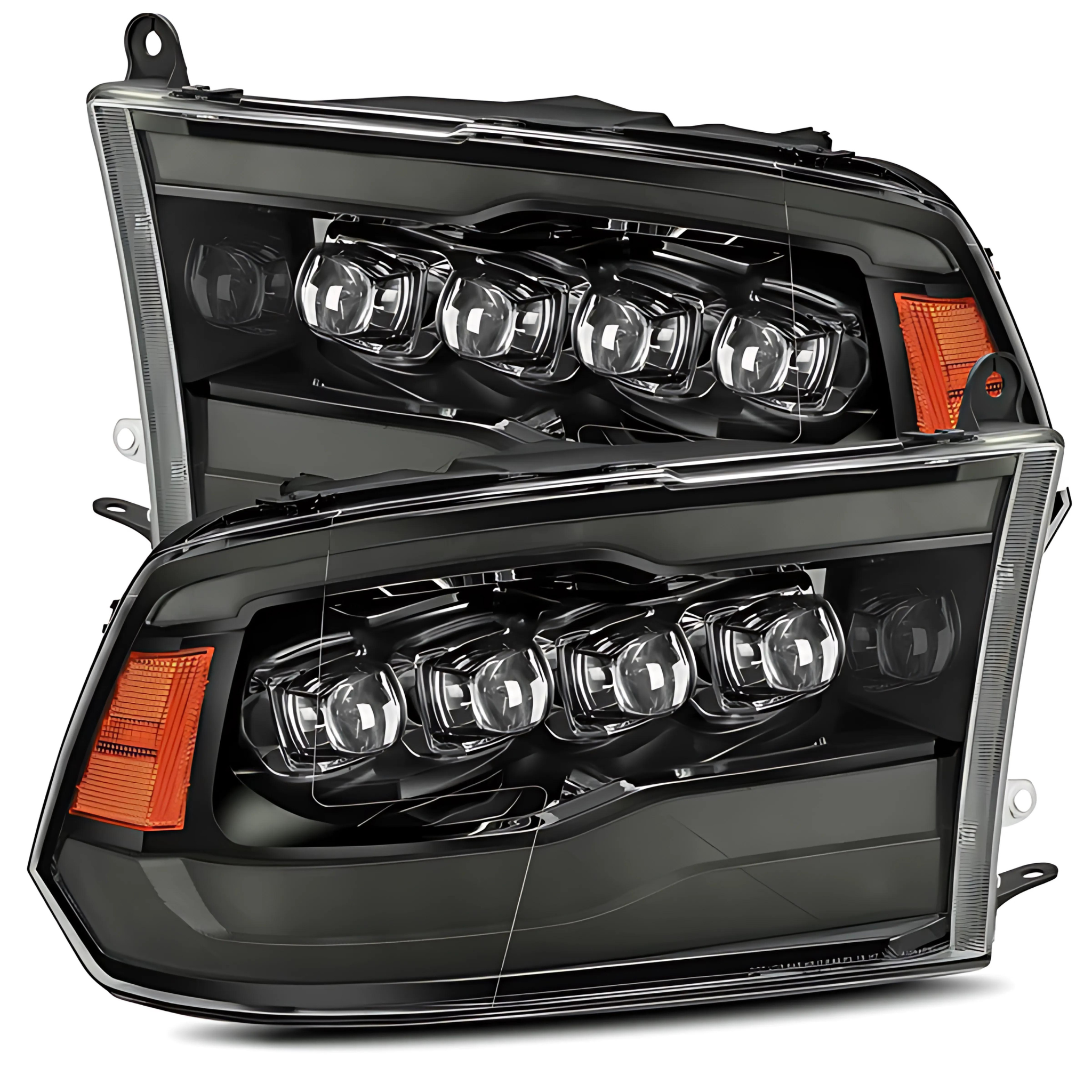 Ram Truck LED Projector Headlights (2009-2018) | Alpharex – Custom Multicolor LED Lighting by RGB Halo Kits