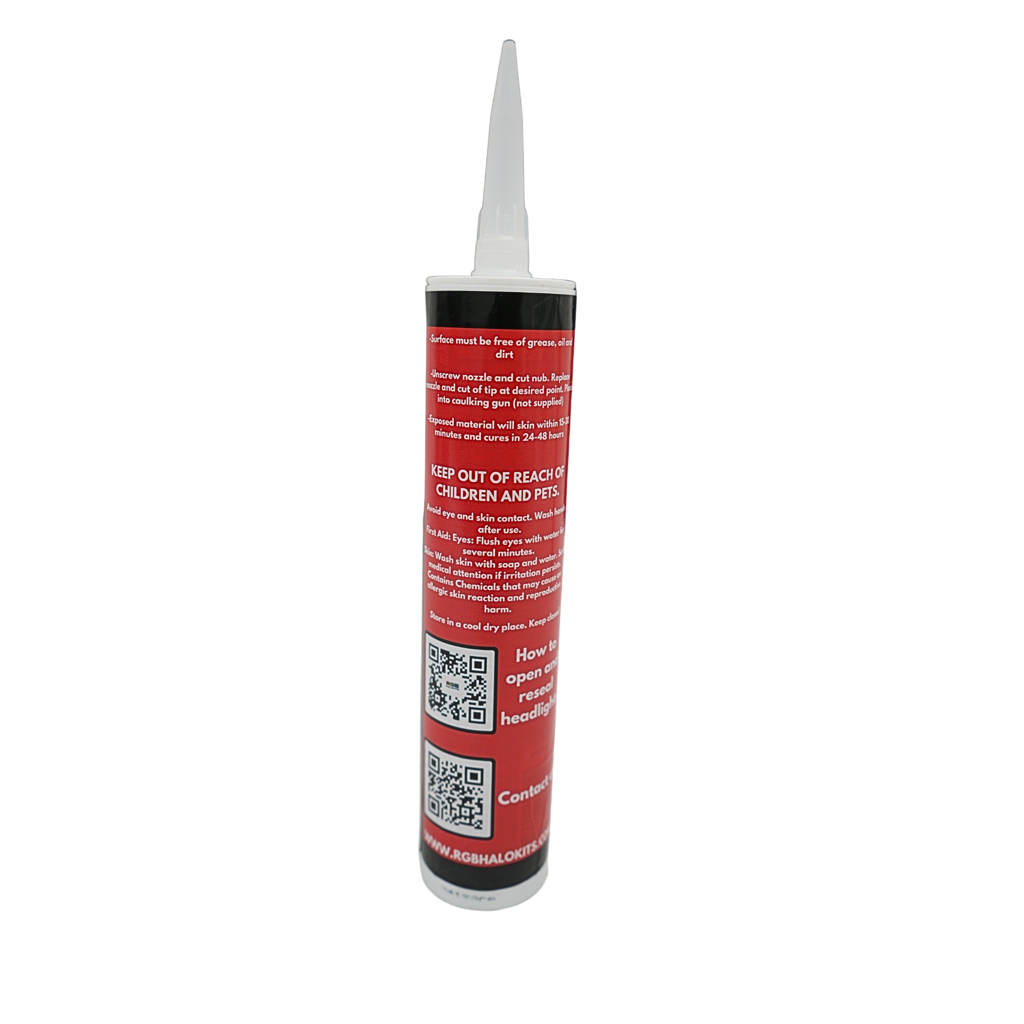 Rubber Silicone Headlight Sealant – Waterproof Seal for Cut-Open Headl