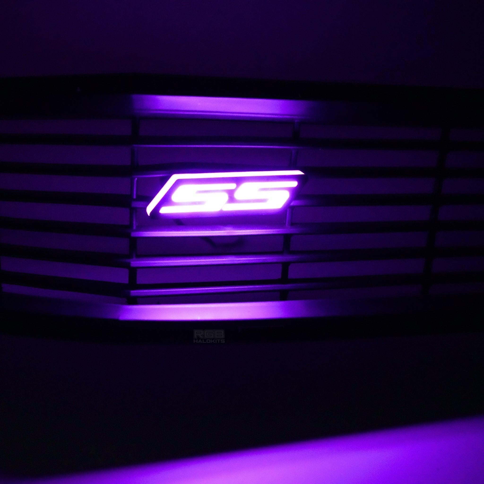 SS LED Emblem Badge: Multicolor Flow (for Chevrolet) – Custom Multicolor LED Lighting by RGB Halo Kits