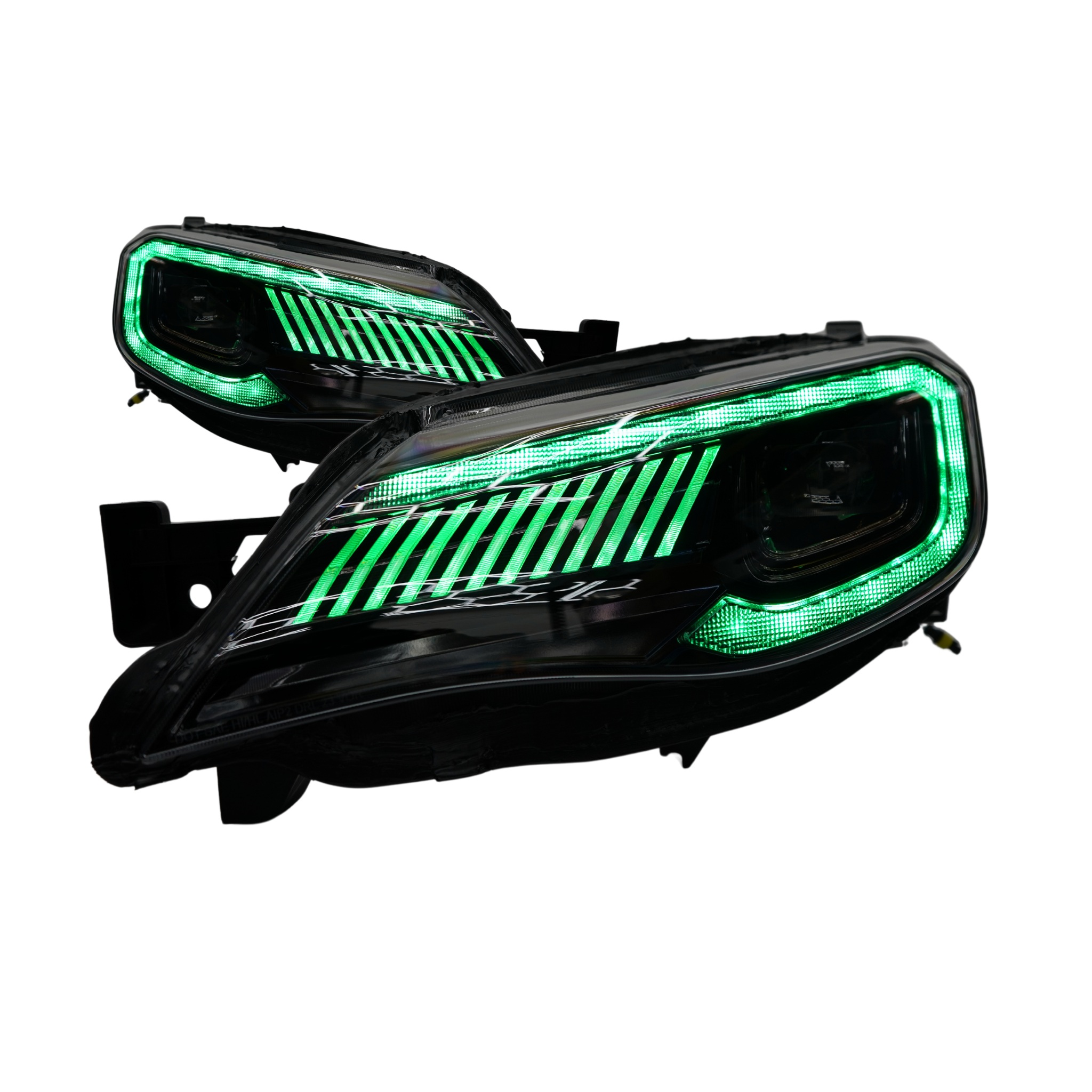 Subaru Impreza WRX/STI: Multicolor Flow Series Headlights (2008-2014) | XB Morimoto – Custom Multicolor LED Lighting by RGB Halo Kits