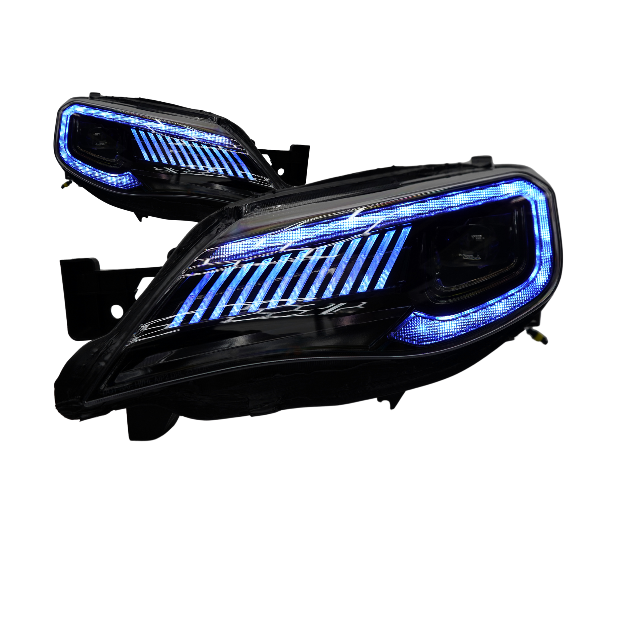 Subaru Impreza WRX/STI: Multicolor Flow Series Headlights (2008-2014) | XB Morimoto – Custom Multicolor LED Lighting by RGB Halo Kits