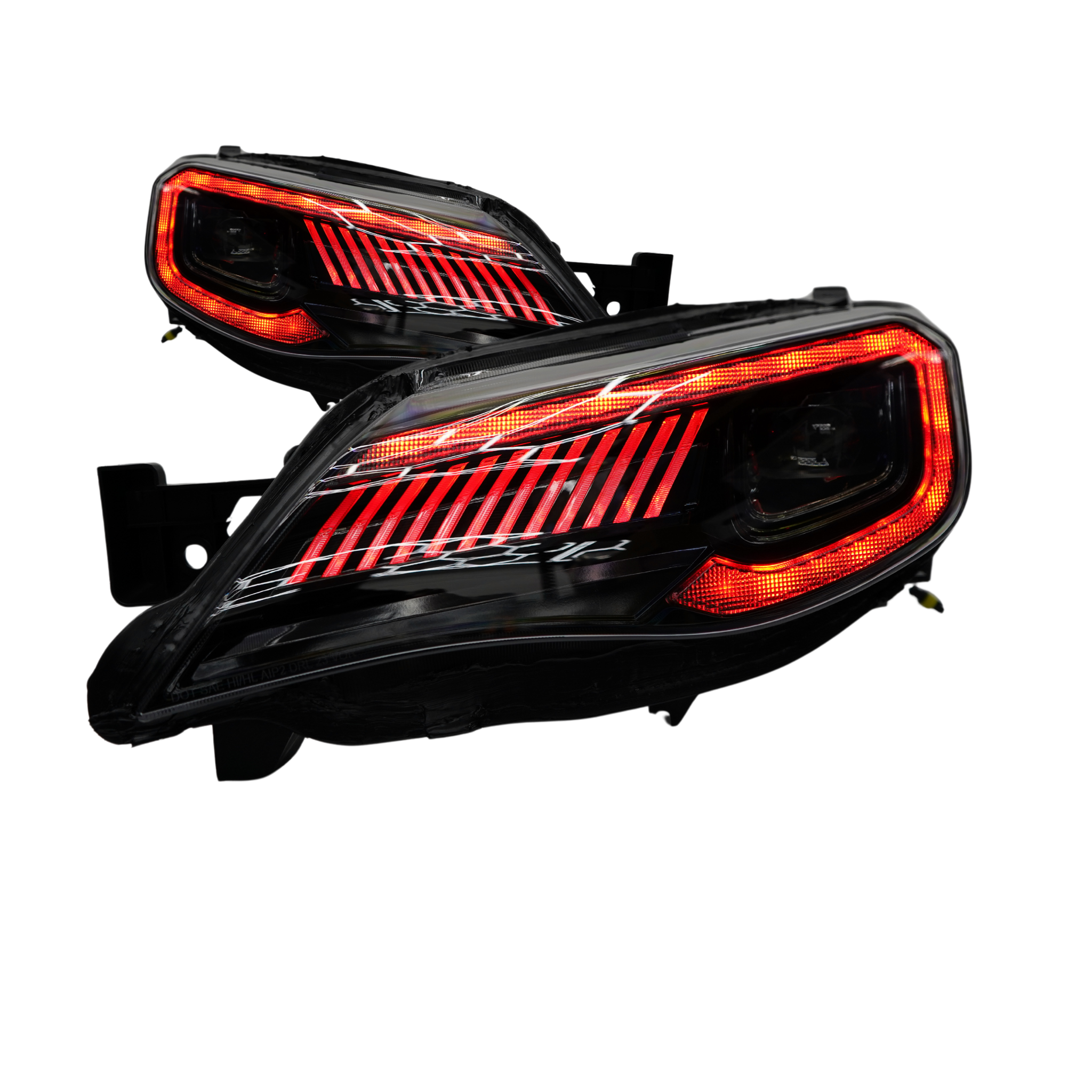 Subaru Impreza WRX/STI: Multicolor Flow Series Headlights (2008-2014) | XB Morimoto – Custom Multicolor LED Lighting by RGB Halo Kits