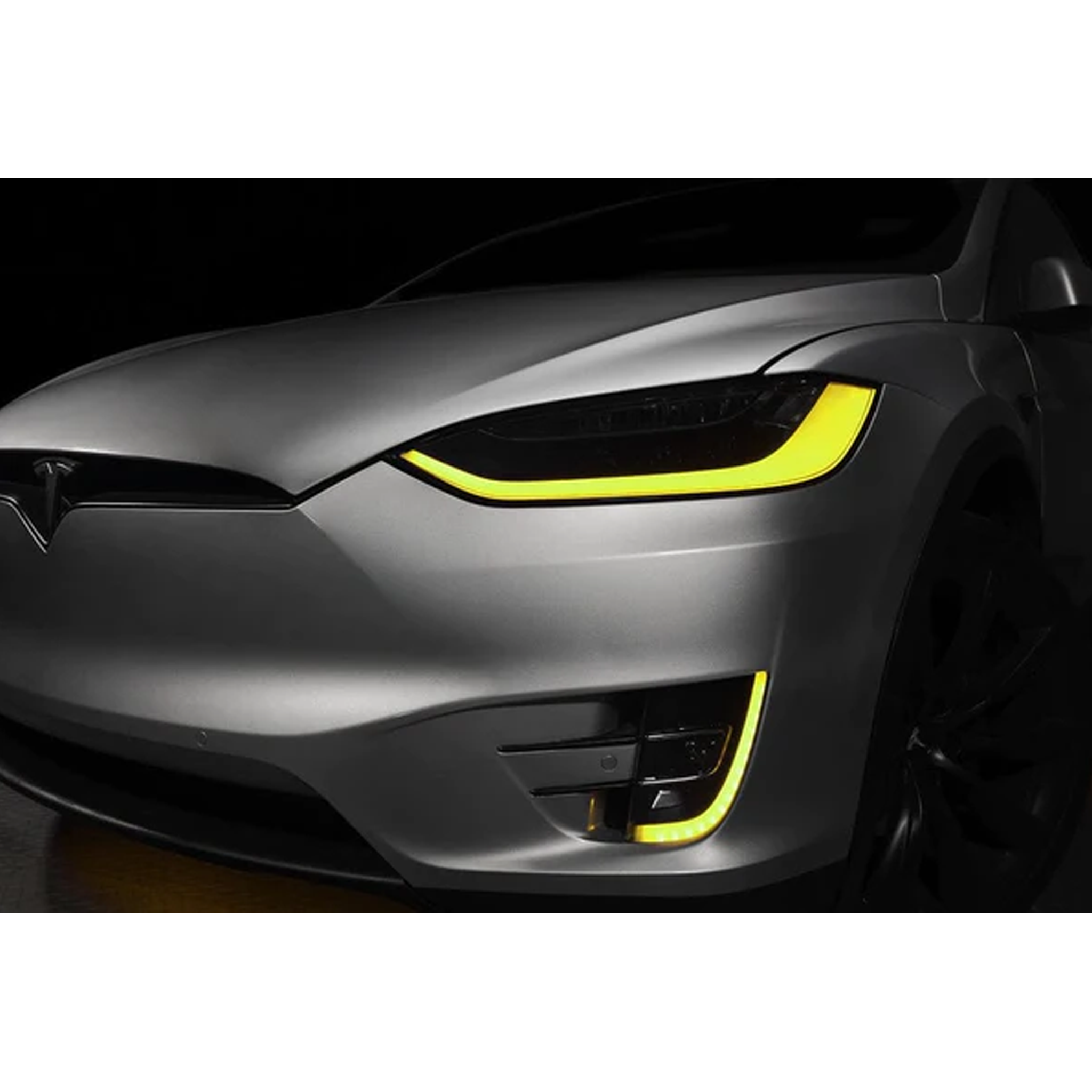 Tesla Model X DRL Boards (Multicolor Flow) 2016-2021 – Custom Multicolor LED Lighting by RGB Halo Kits