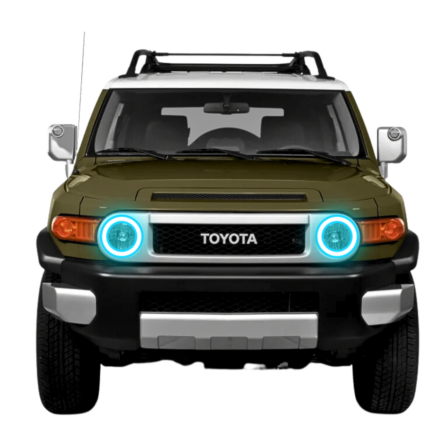 Toyota FJ Cruiser Multicolor Halo Kit (2007-2014) – Custom Multicolor LED Lighting by RGB Halo Kits
