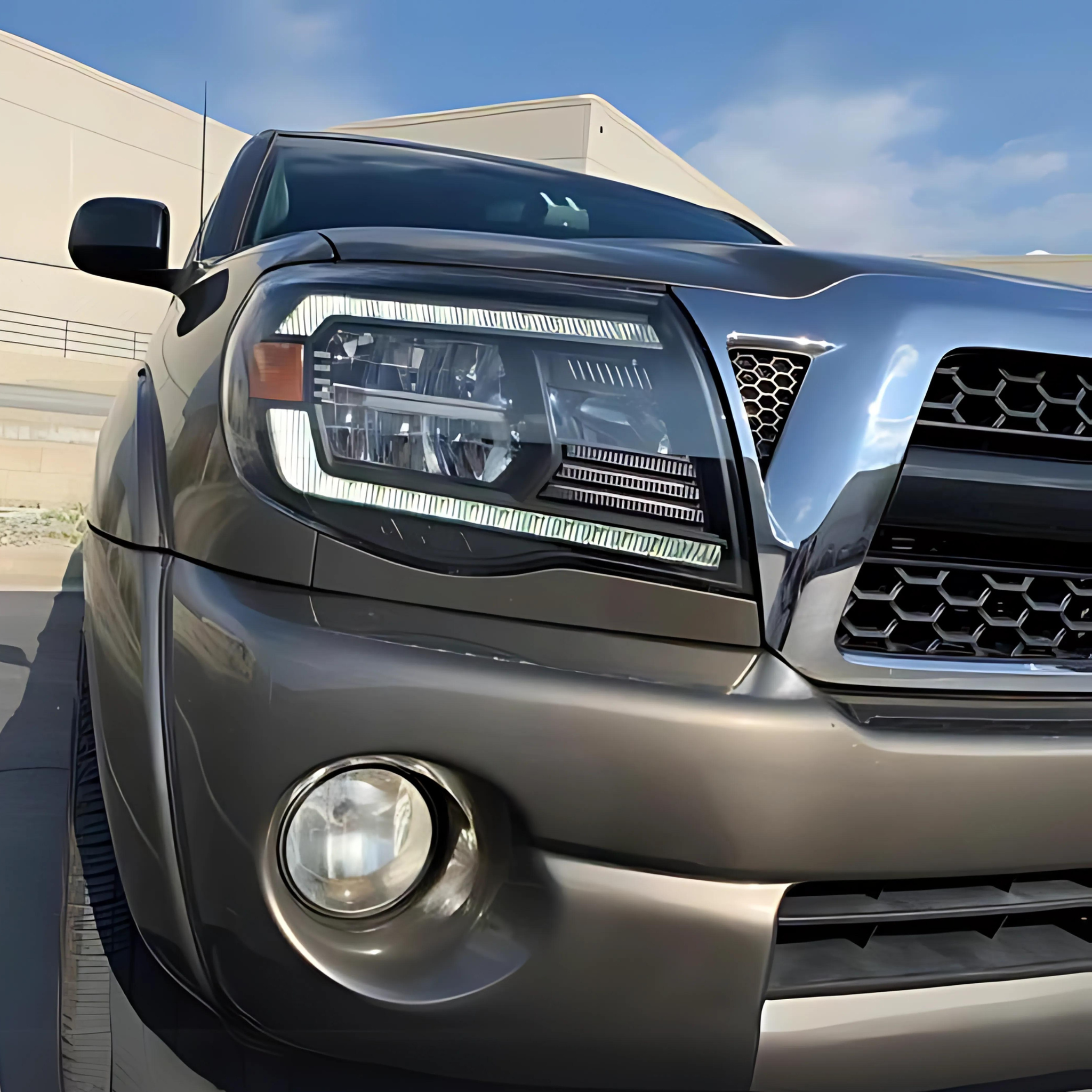 Toyota Tacoma Headlights (2005-2011) | Alpharex – Custom Multicolor LED Lighting by RGB Halo Kits