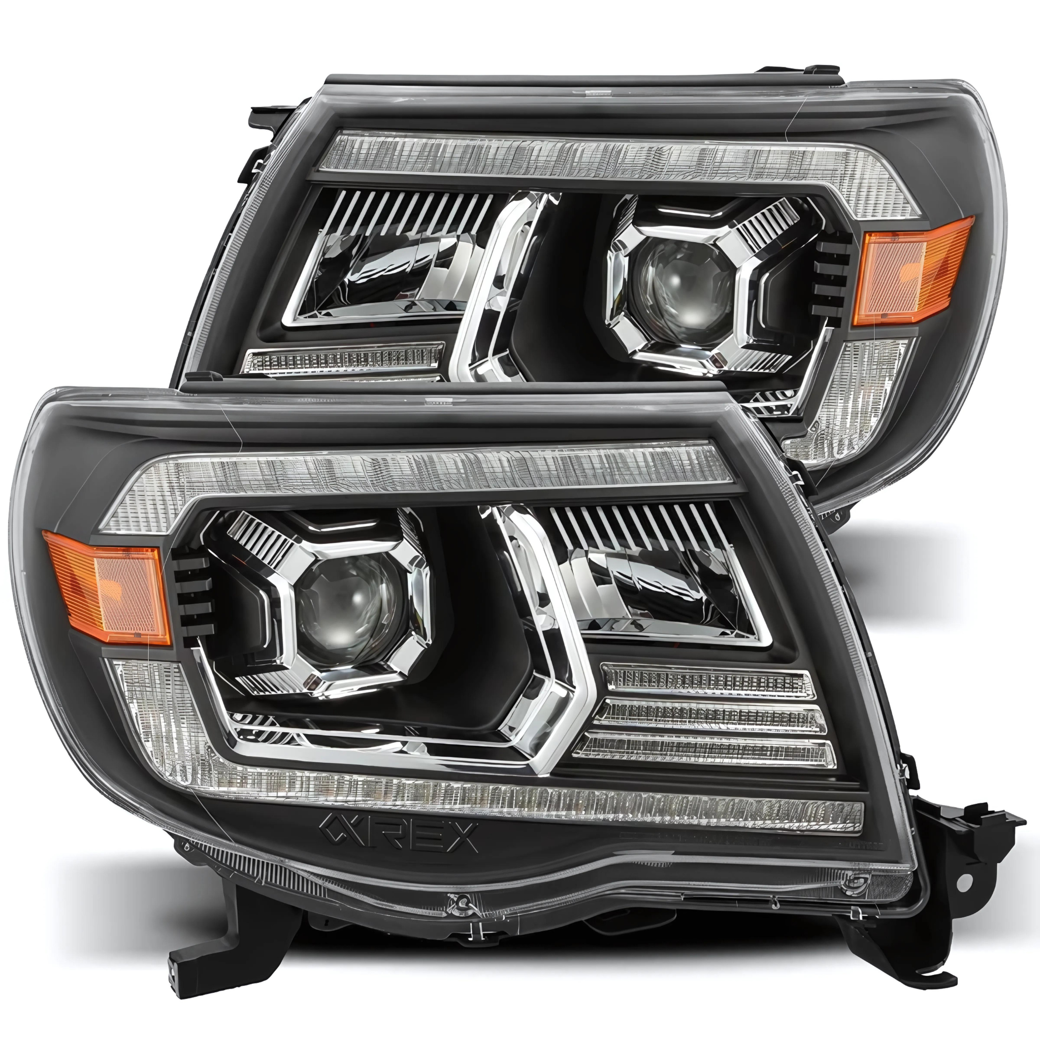 Toyota Tacoma Headlights (2005-2011) | Alpharex – Custom Multicolor LED Lighting by RGB Halo Kits