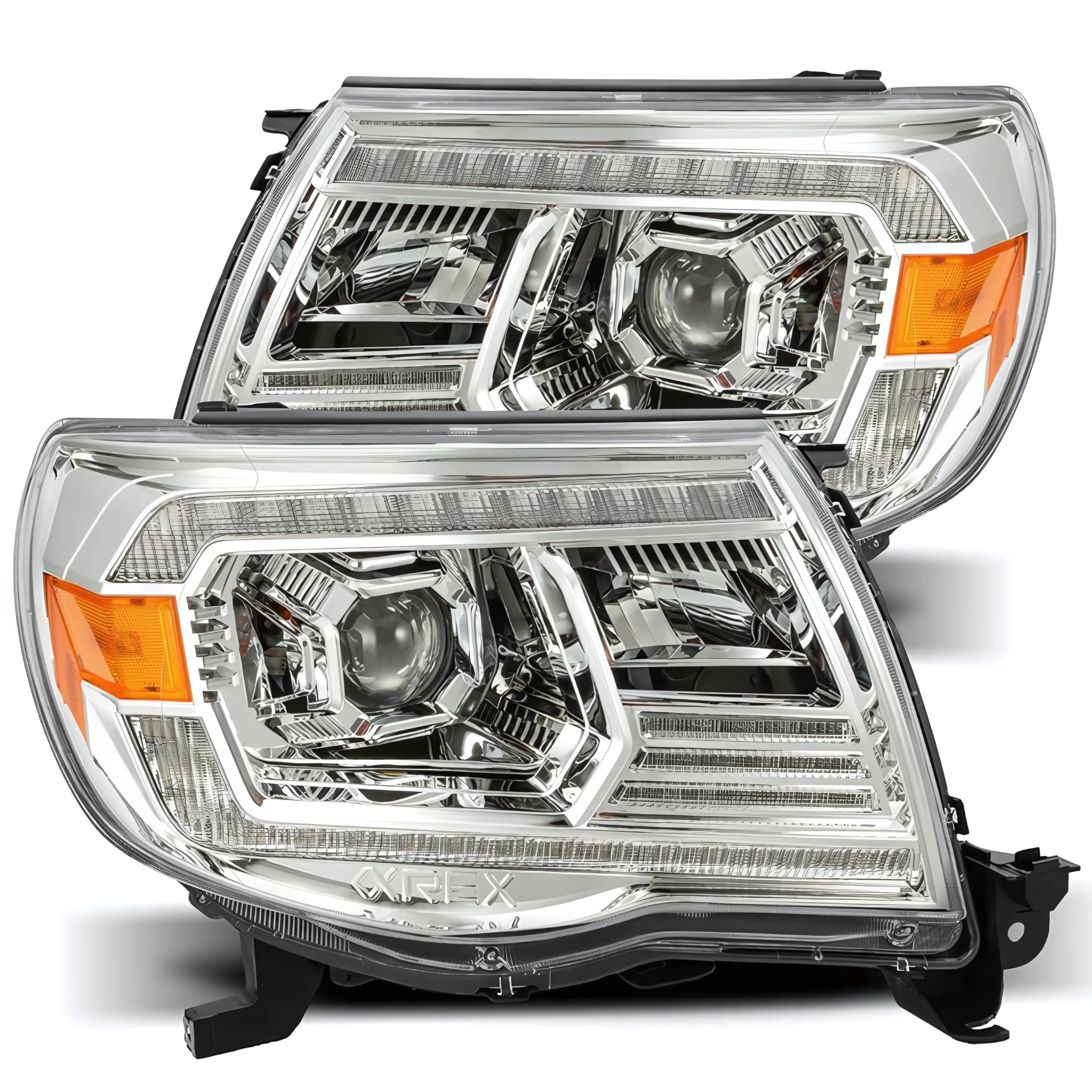 Toyota Tacoma Headlights (2005-2011) | Alpharex – Custom Multicolor LED Lighting by RGB Halo Kits