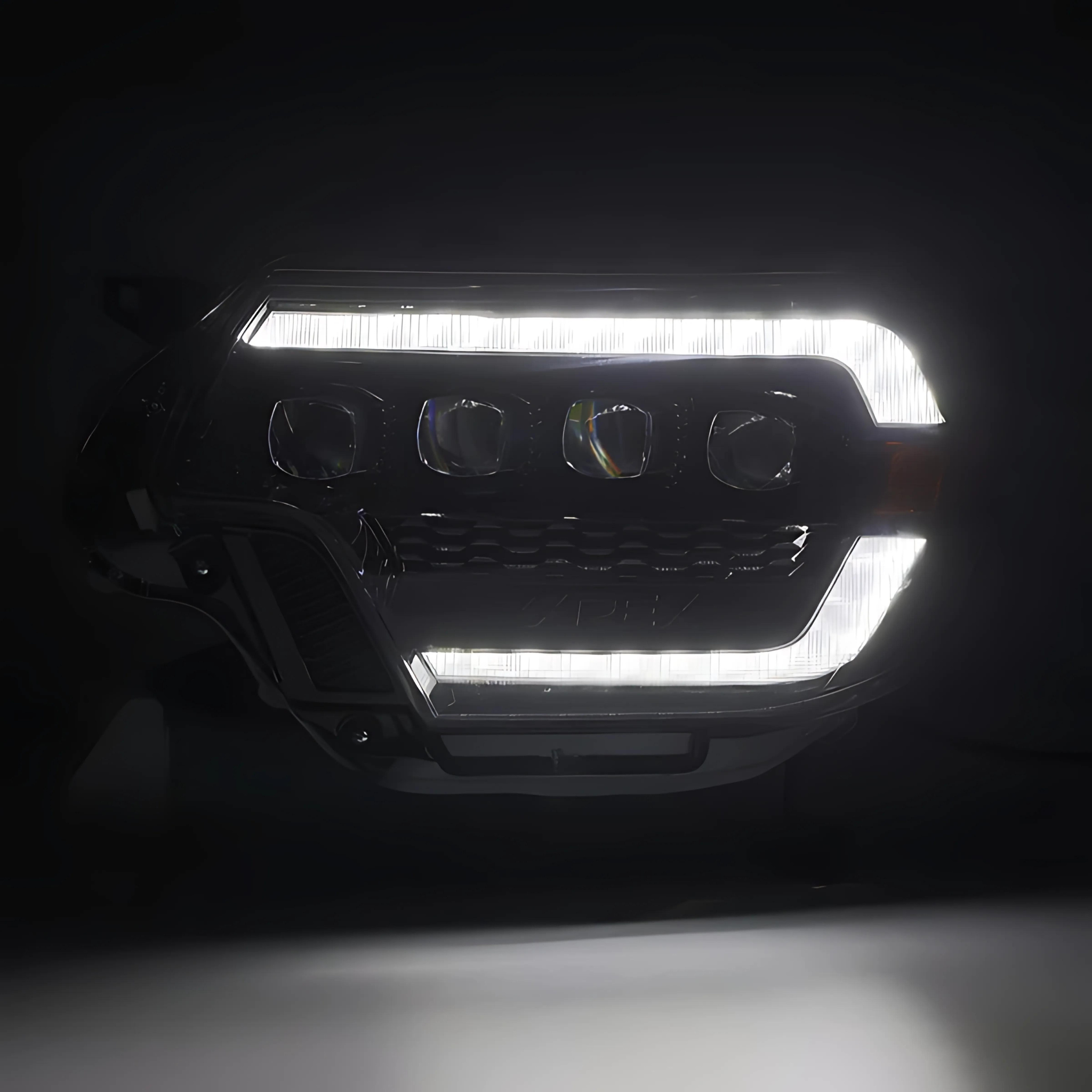 Toyota Tacoma Headlights (2012-2015) | Alpharex – Custom Multicolor LED Lighting by RGB Halo Kits