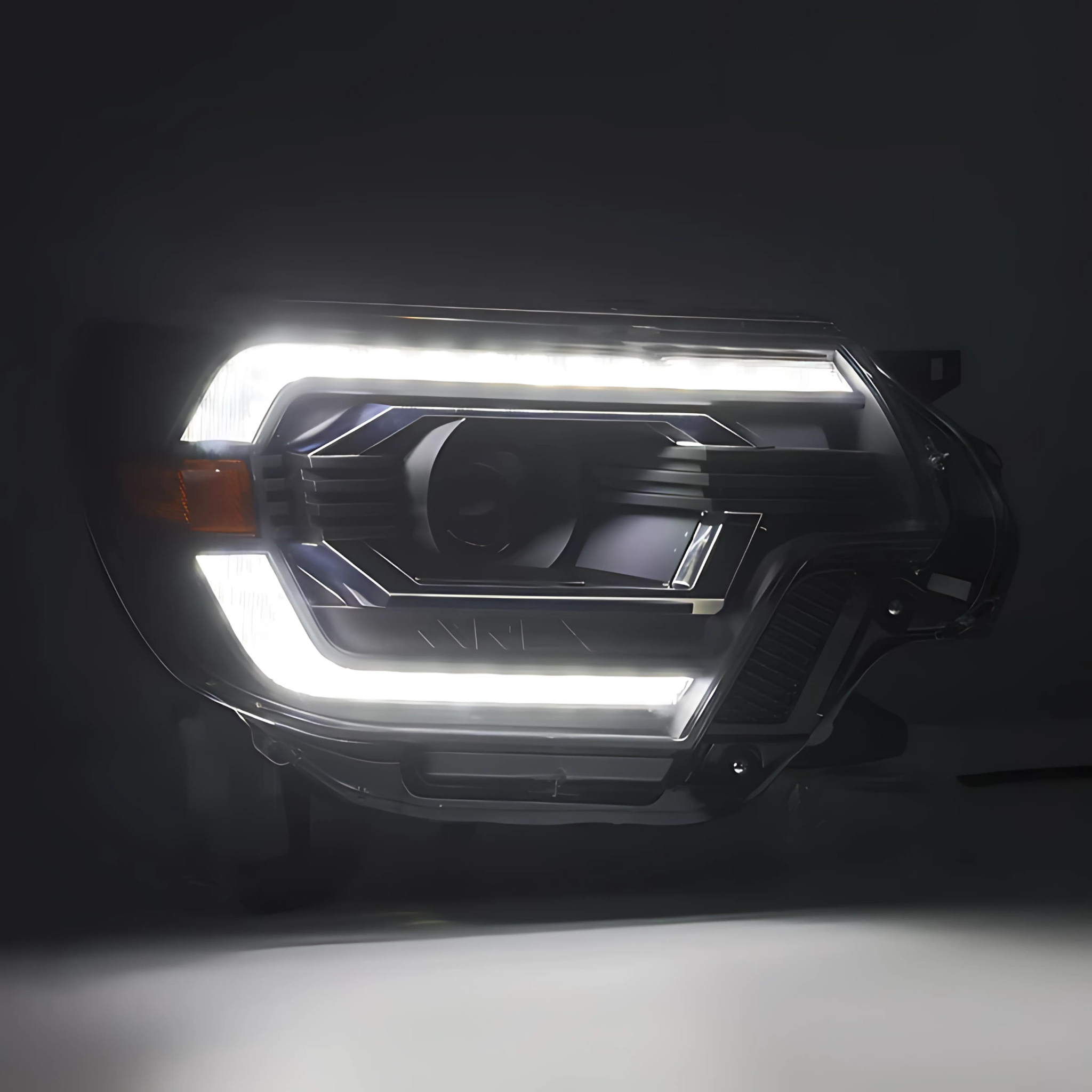 Toyota Tacoma Headlights (2012-2015) | Alpharex – Custom Multicolor LED Lighting by RGB Halo Kits