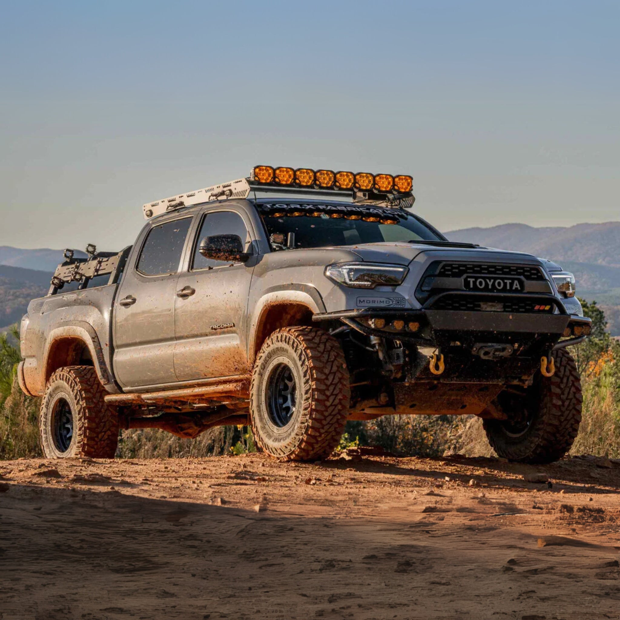 Toyota Tacoma: Multicolor Flow Series Headlights (2016-2023) | XB Evo Hybrid – Custom Multicolor LED Lighting by RGB Halo Kits