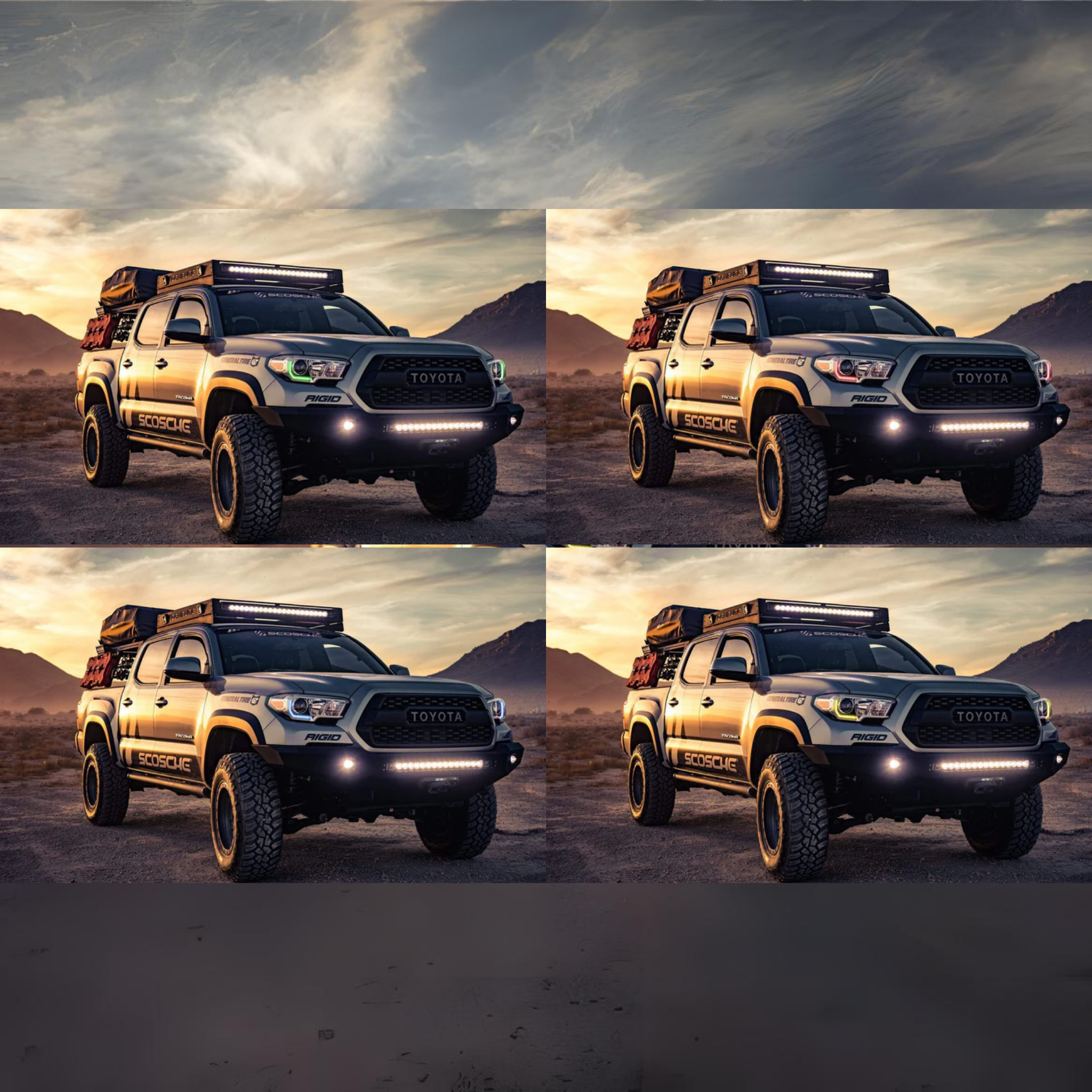 Toyota Tacoma RGBW DRL Boards (2016-2023) – Custom Multicolor LED Lighting by RGB Halo Kits