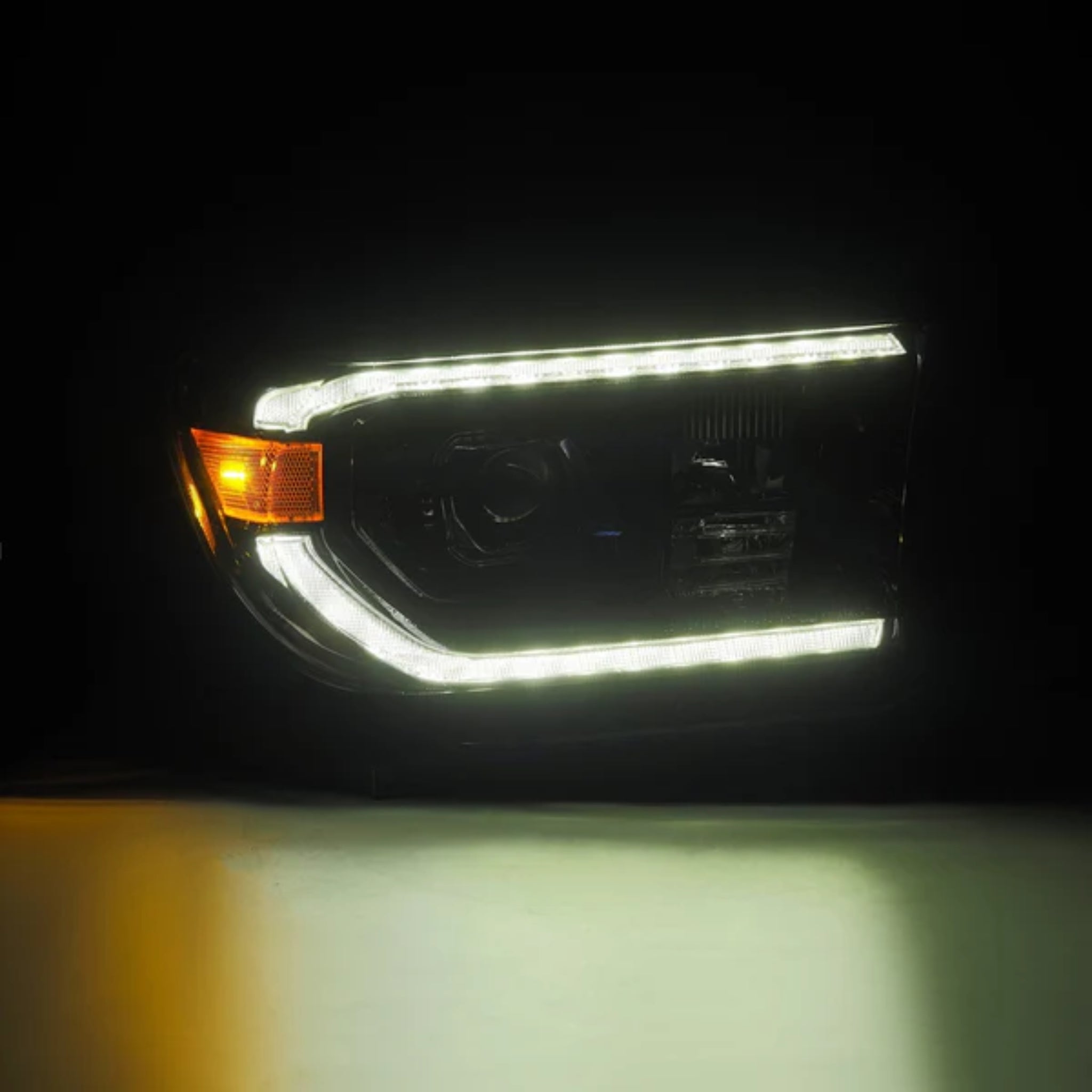 Toyota Tundra (2007-2013) / Toyota Sequoia (2008-2017) MK II Headlights | Alpharex – Custom Multicolor LED Lighting by RGB Halo Kits