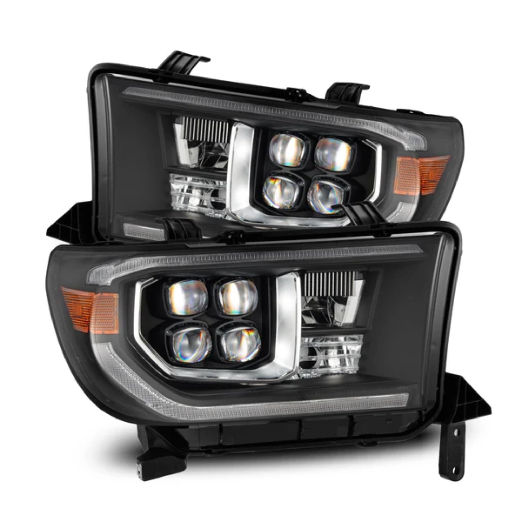 Toyota Tundra (2007-2013) / Toyota Sequoia (2008-2017) MK II Headlights | Alpharex – Custom Multicolor LED Lighting by RGB Halo Kits