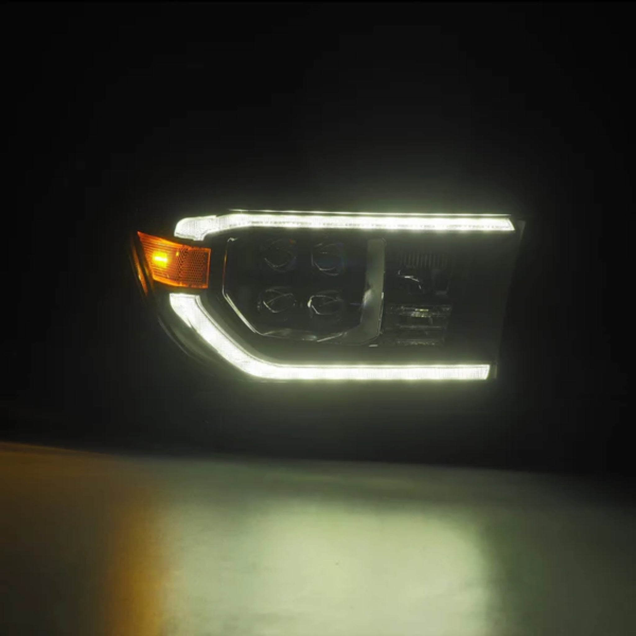 Toyota Tundra (2007-2013) / Toyota Sequoia (2008-2017) MK II Headlights | Alpharex – Custom Multicolor LED Lighting by RGB Halo Kits