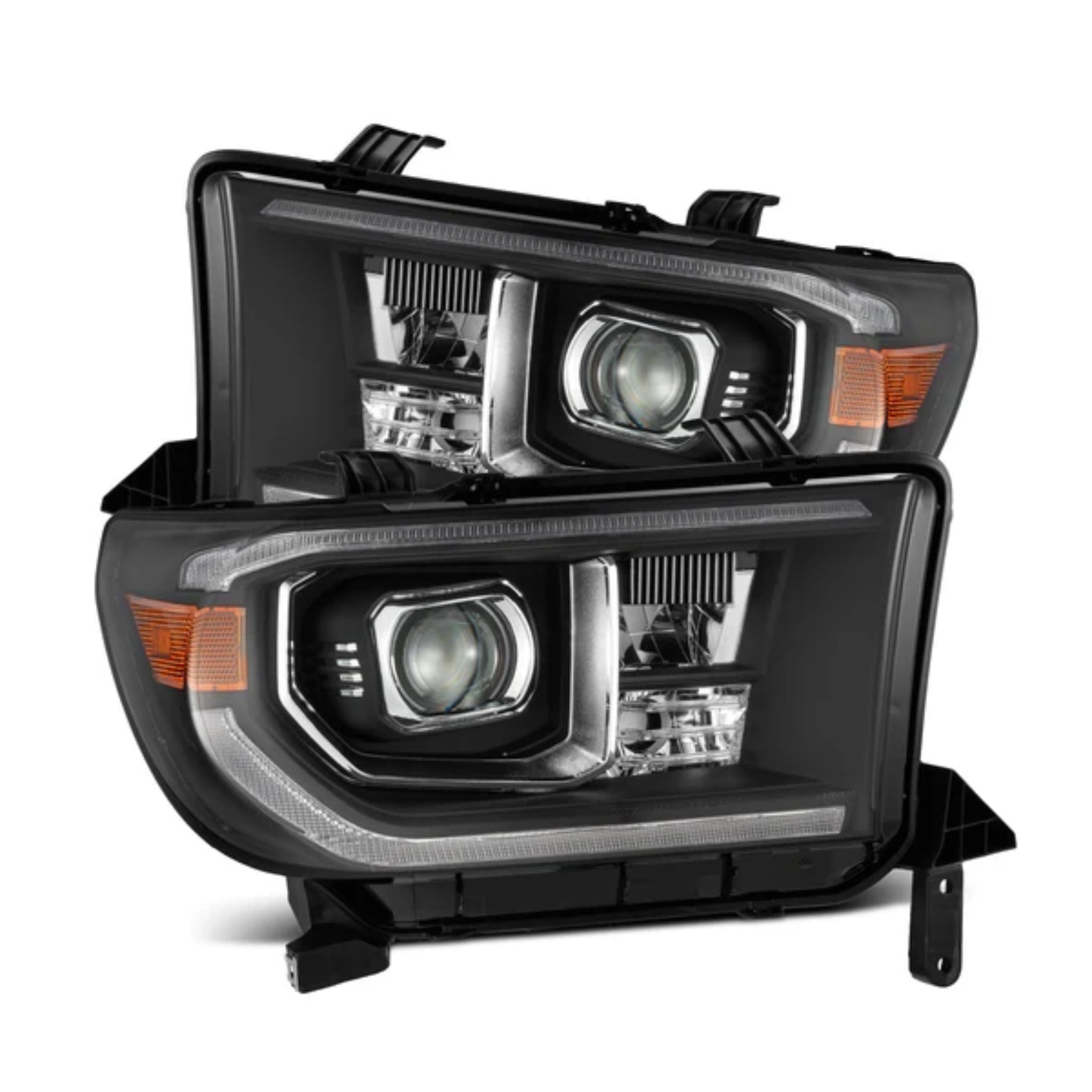 Toyota Tundra (2007-2013) / Toyota Sequoia (2008-2017) MK II Headlights | Alpharex – Custom Multicolor LED Lighting by RGB Halo Kits