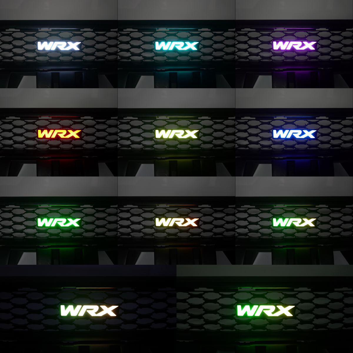WRX LED Badge: (Multicolor Flow)
