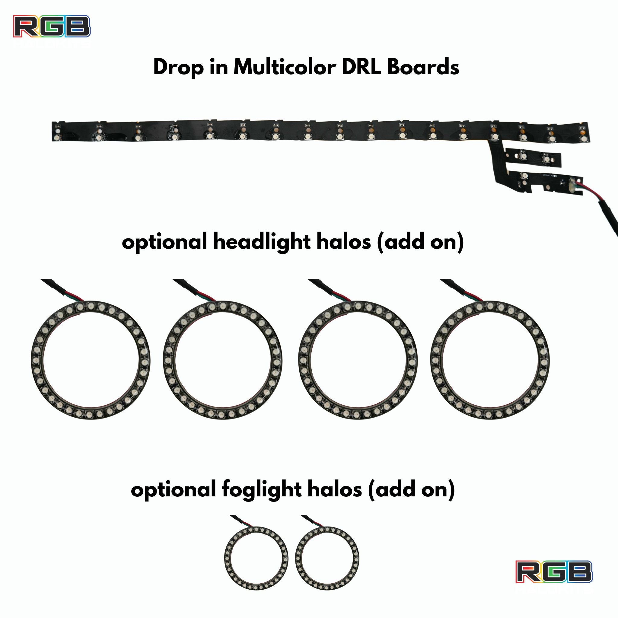 Lexus IS Multicolor Flow Series DRL Boards (2014-2020)