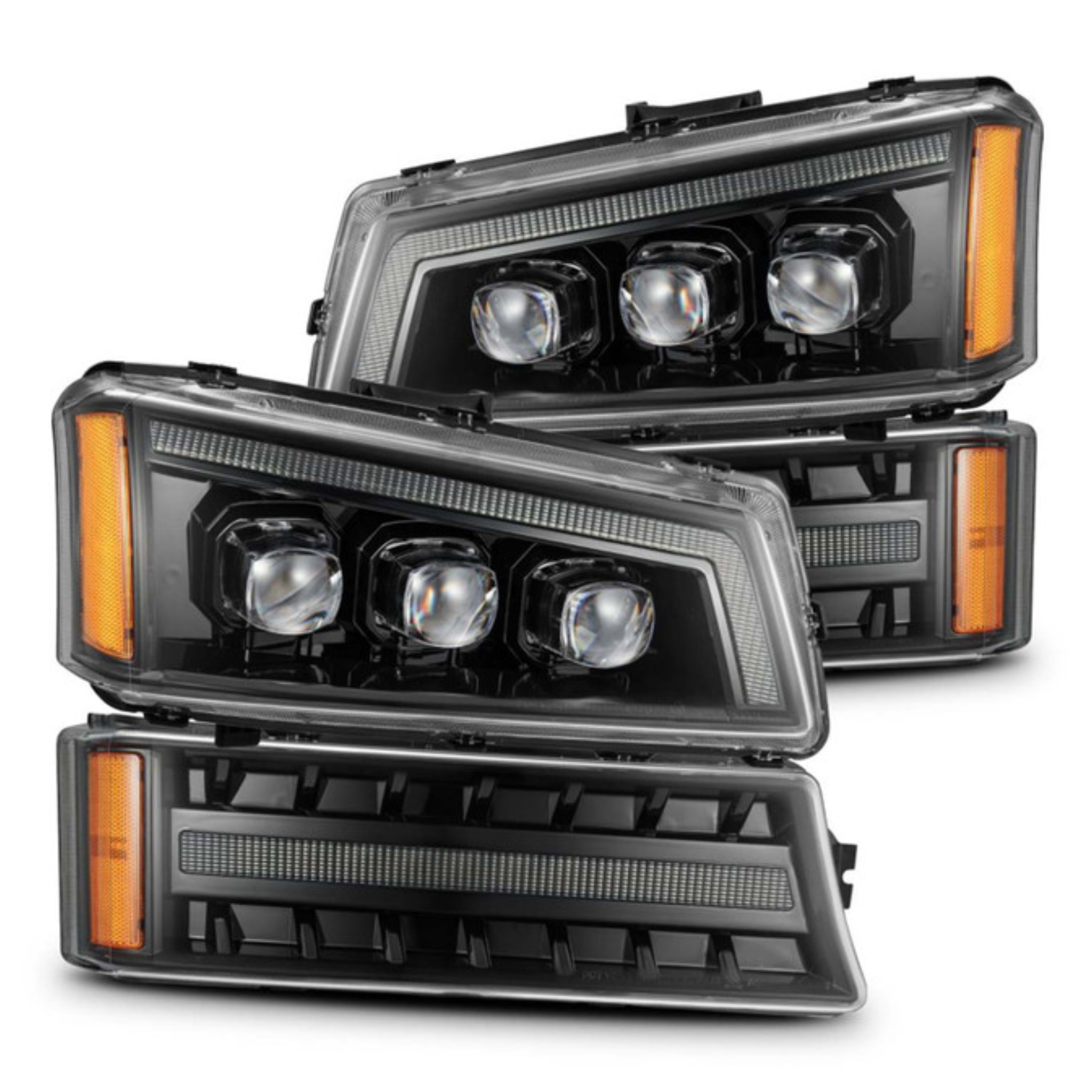 Chevrolet Silverado: Multicolor Built Nova Headlights (2003-2006)