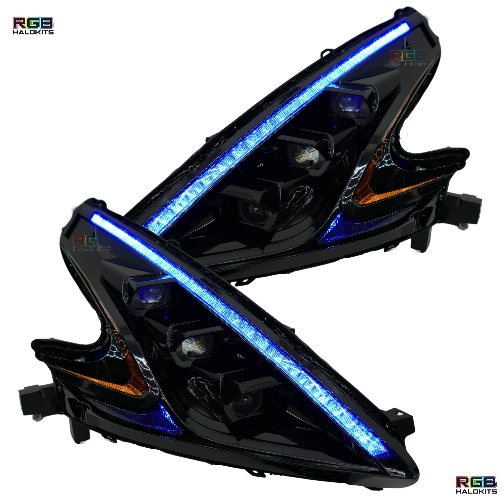 Nissan 370Z: Multicolor Flow Morimoto XB Headlights (2009-2021)